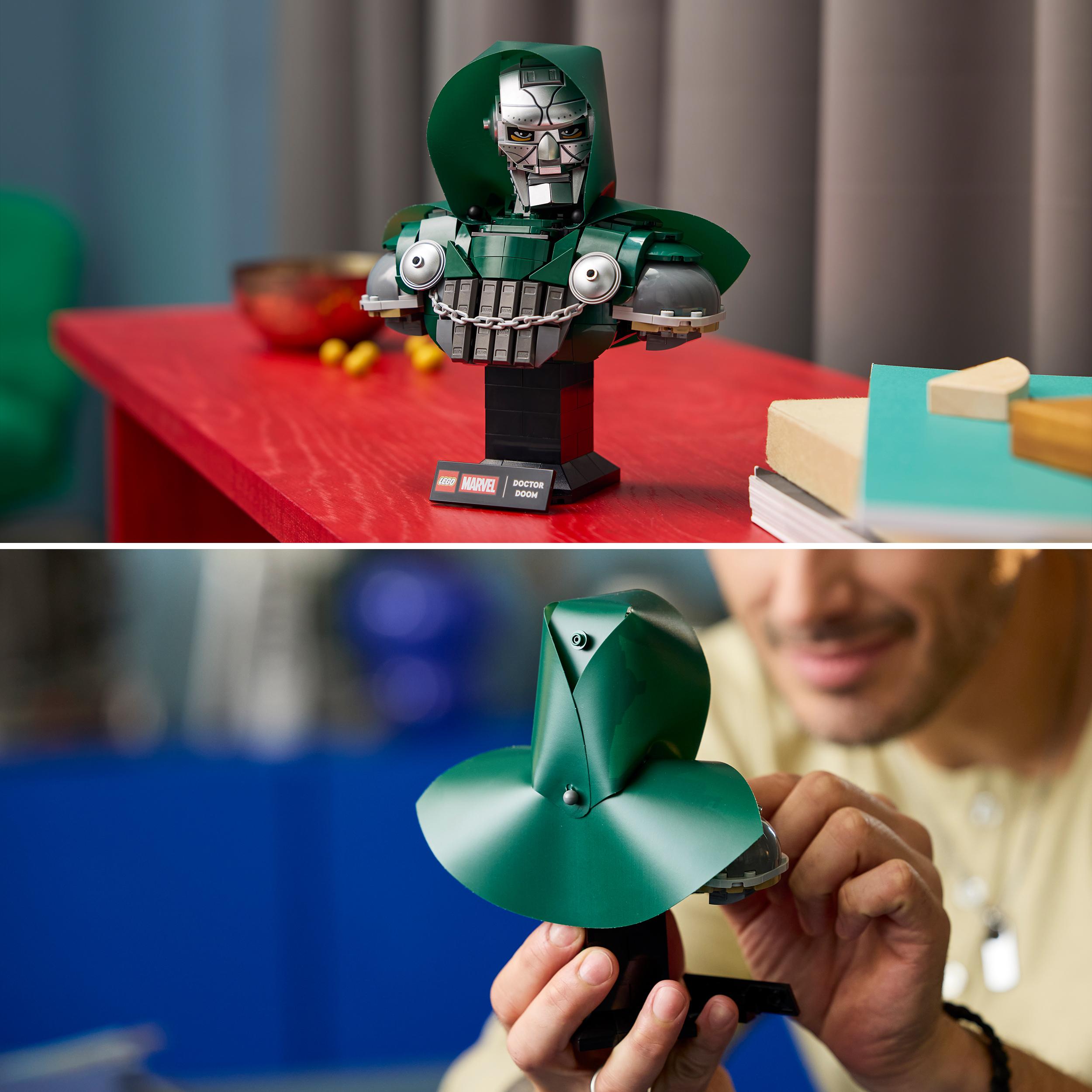Voir la diapositive 5 : LEGO Marvel 76345 - Buste du Docteur Doom