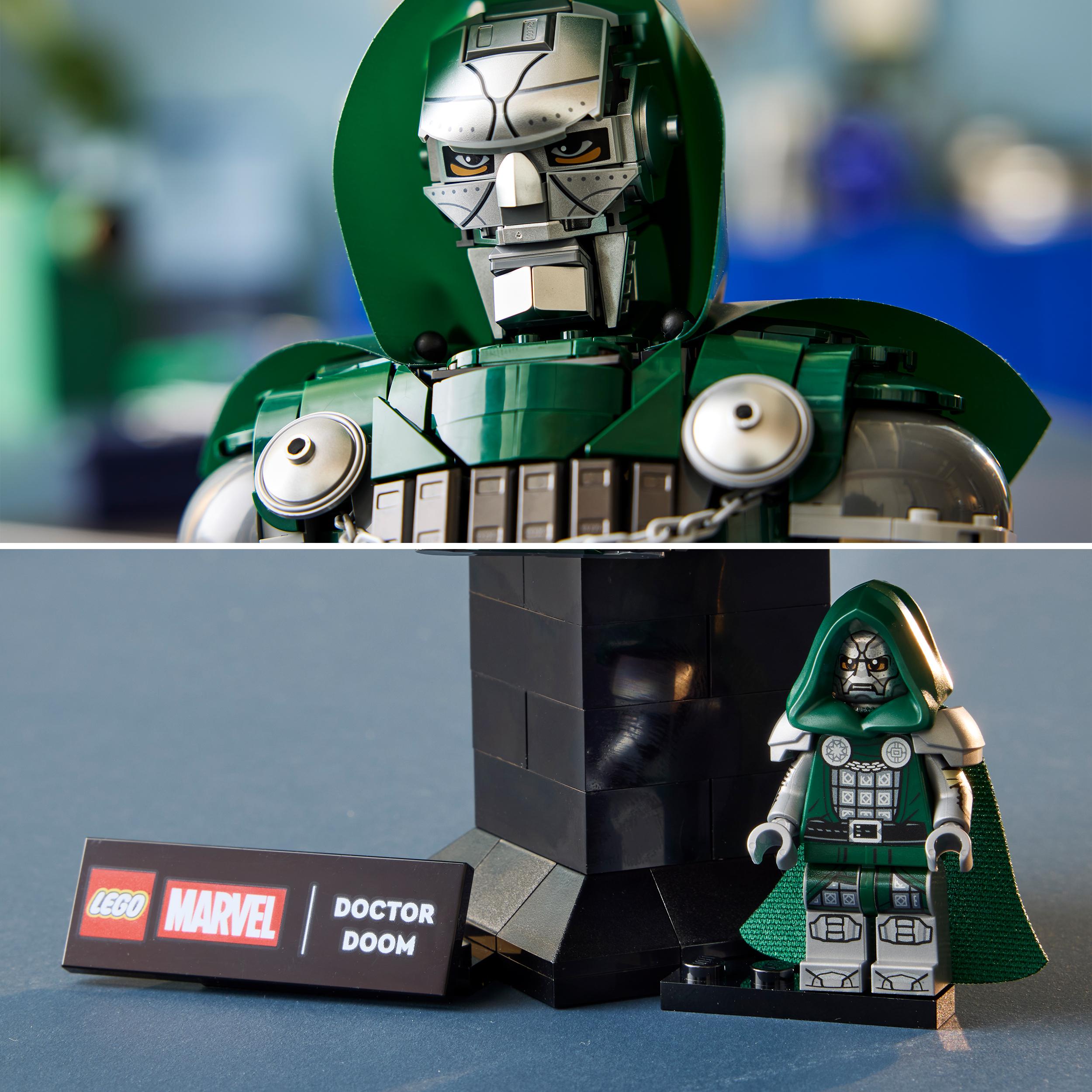 Voir la diapositive 6 : LEGO Marvel 76345 - Buste du Docteur Doom