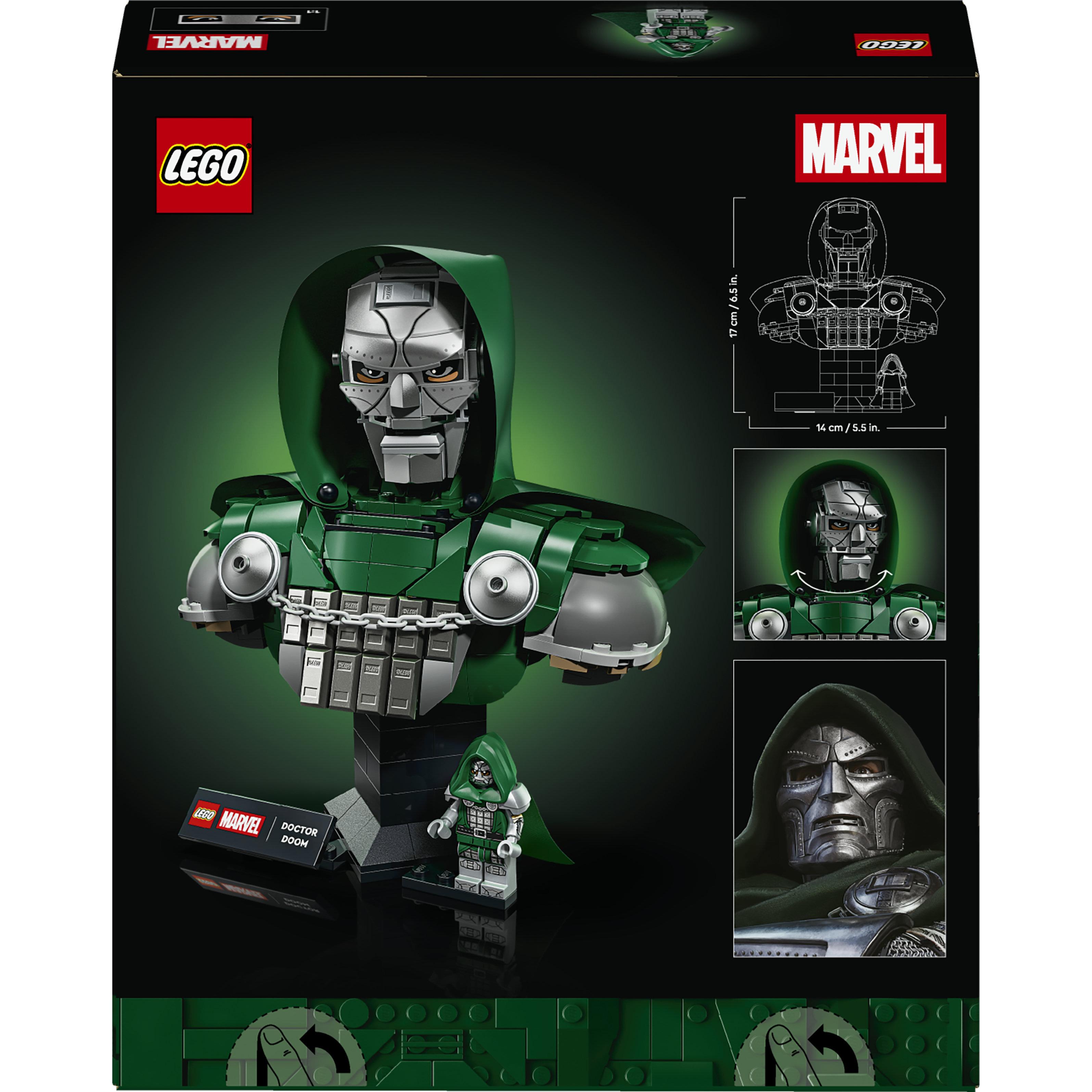 Voir la diapositive 7 : LEGO Marvel 76345 - Buste du Docteur Doom