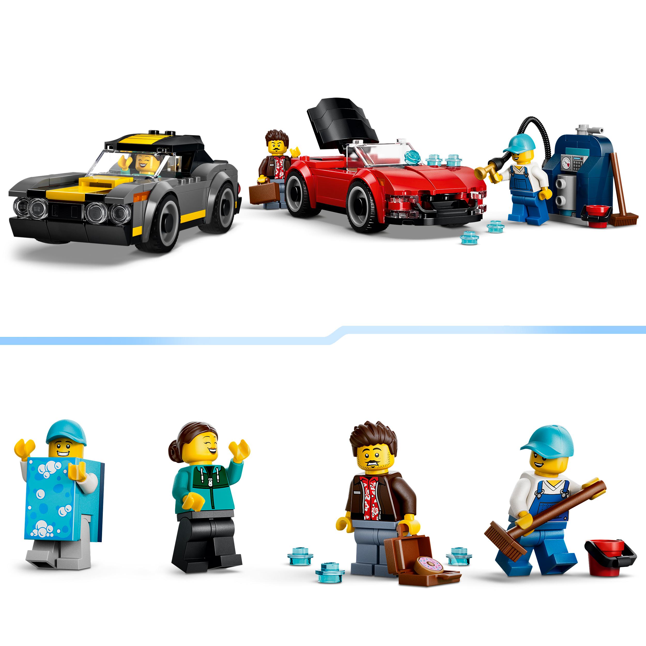 Voir la diapositive 5 : LEGO LEGO City 60497 La Station de Lavage Automatique - Jouet avec Voitures dès 6 ans - Cadeau