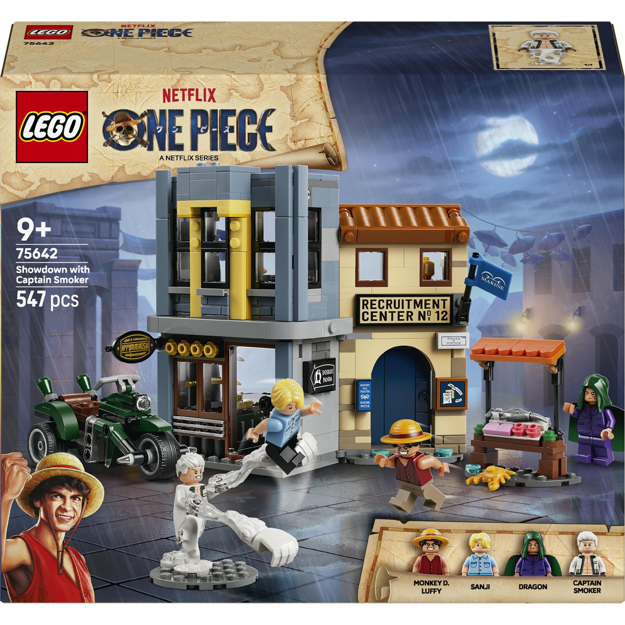 LEGO One Piece 75642 - L'affrontement avec le Capitaine Smoker