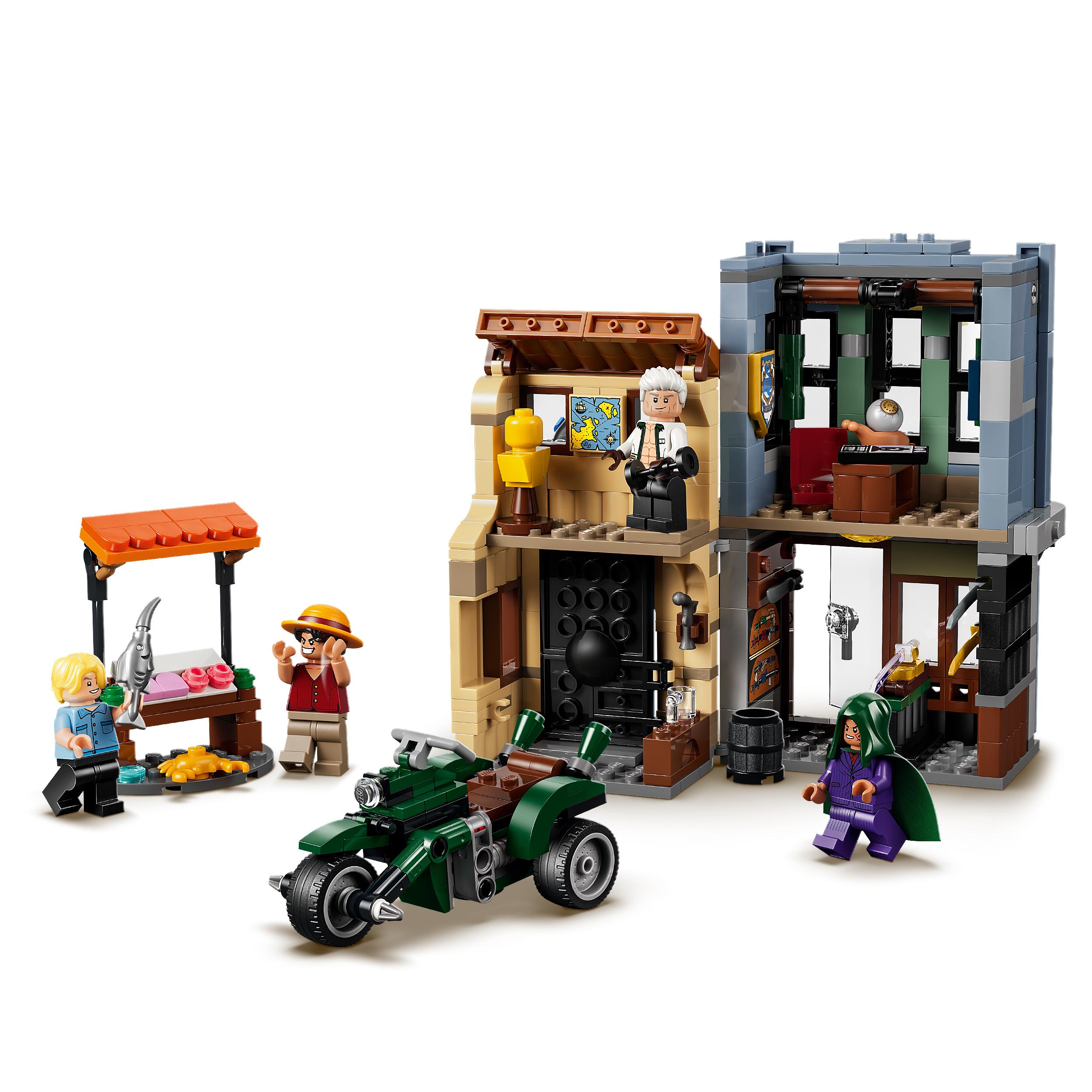 Voir la diapositive 4 : LEGO One Piece 75642 - L'affrontement avec le Capitaine Smoker