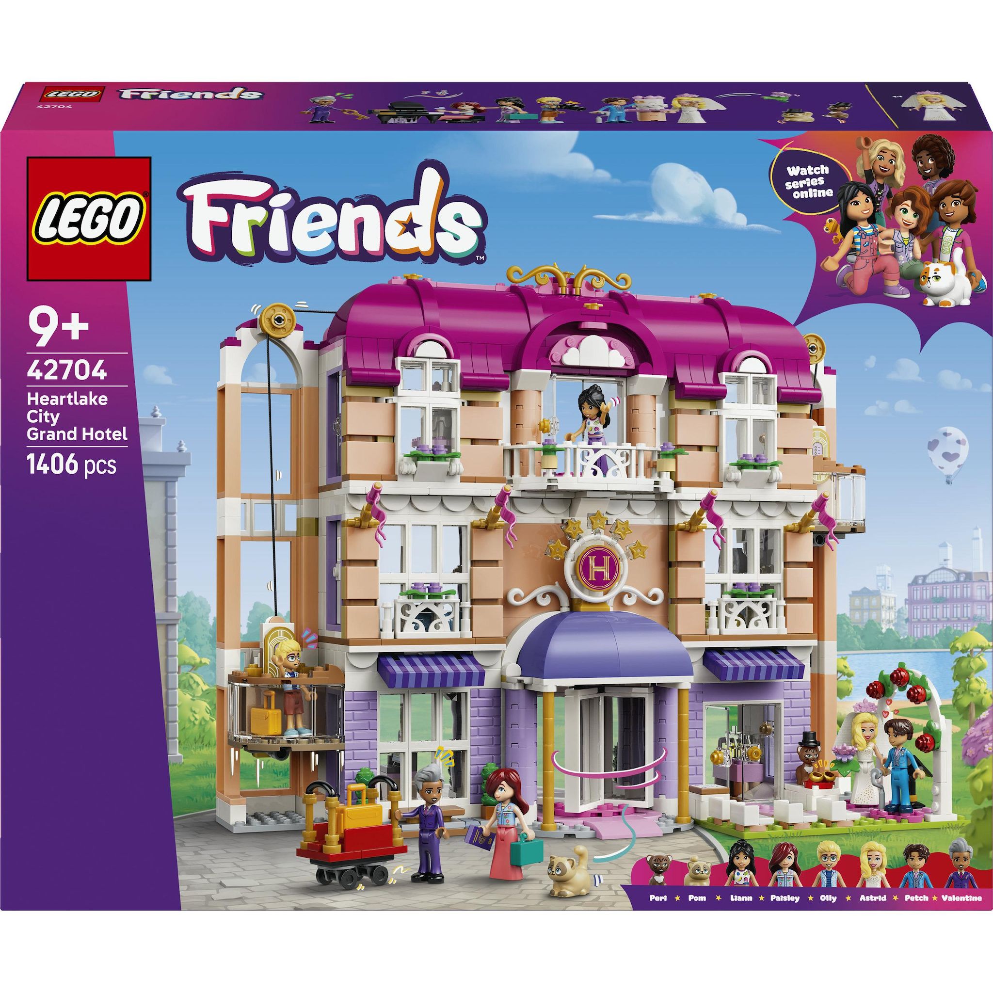 Voir la diapositive 1 : LEGO Friends 42704 - Le grand hôtel de Heartlake City