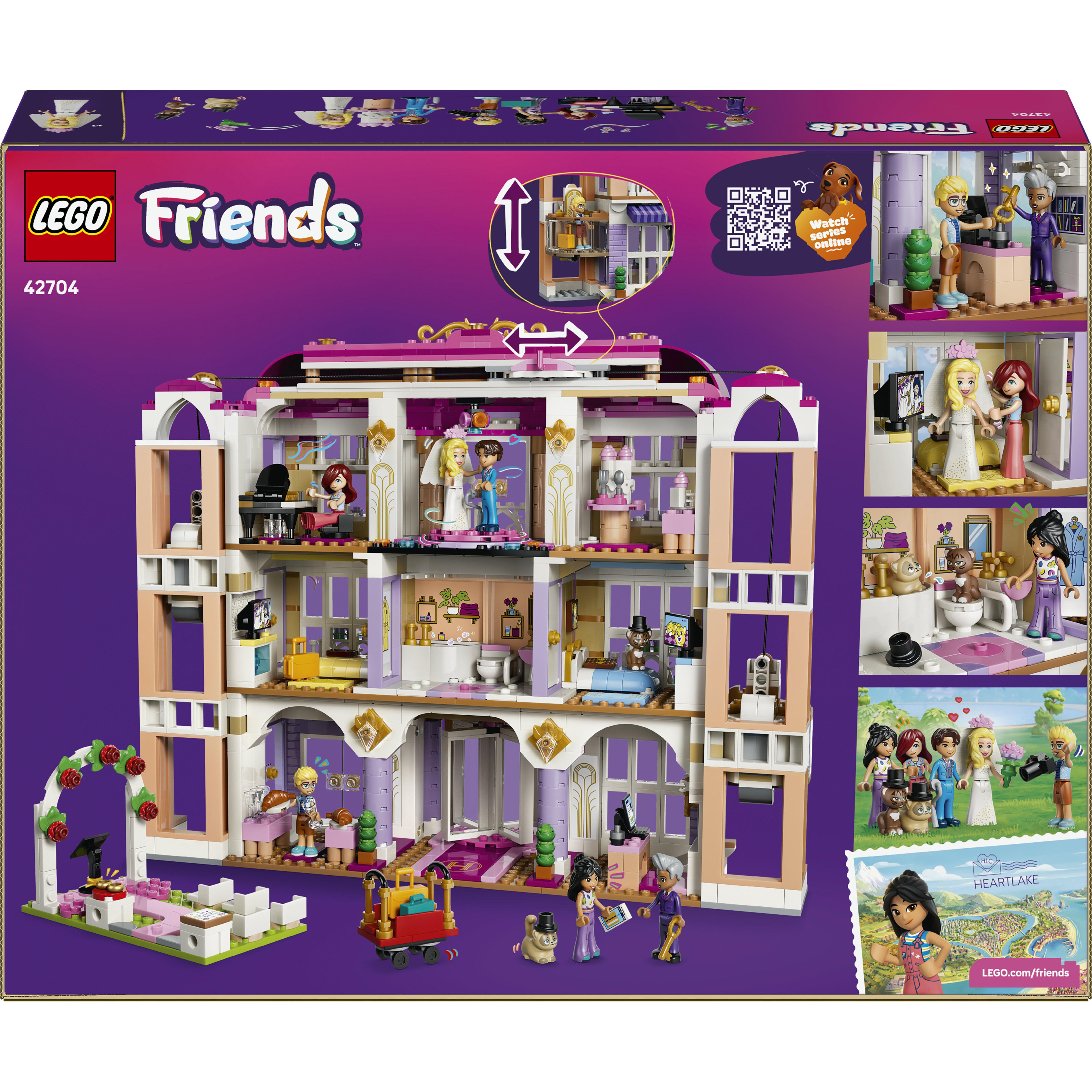 Voir la diapositive 3 : LEGO LEGO Friends 42704 Le Grand Hôtel de Heartlake City - Jouet pour Fille ou Garçon dès 9 ans