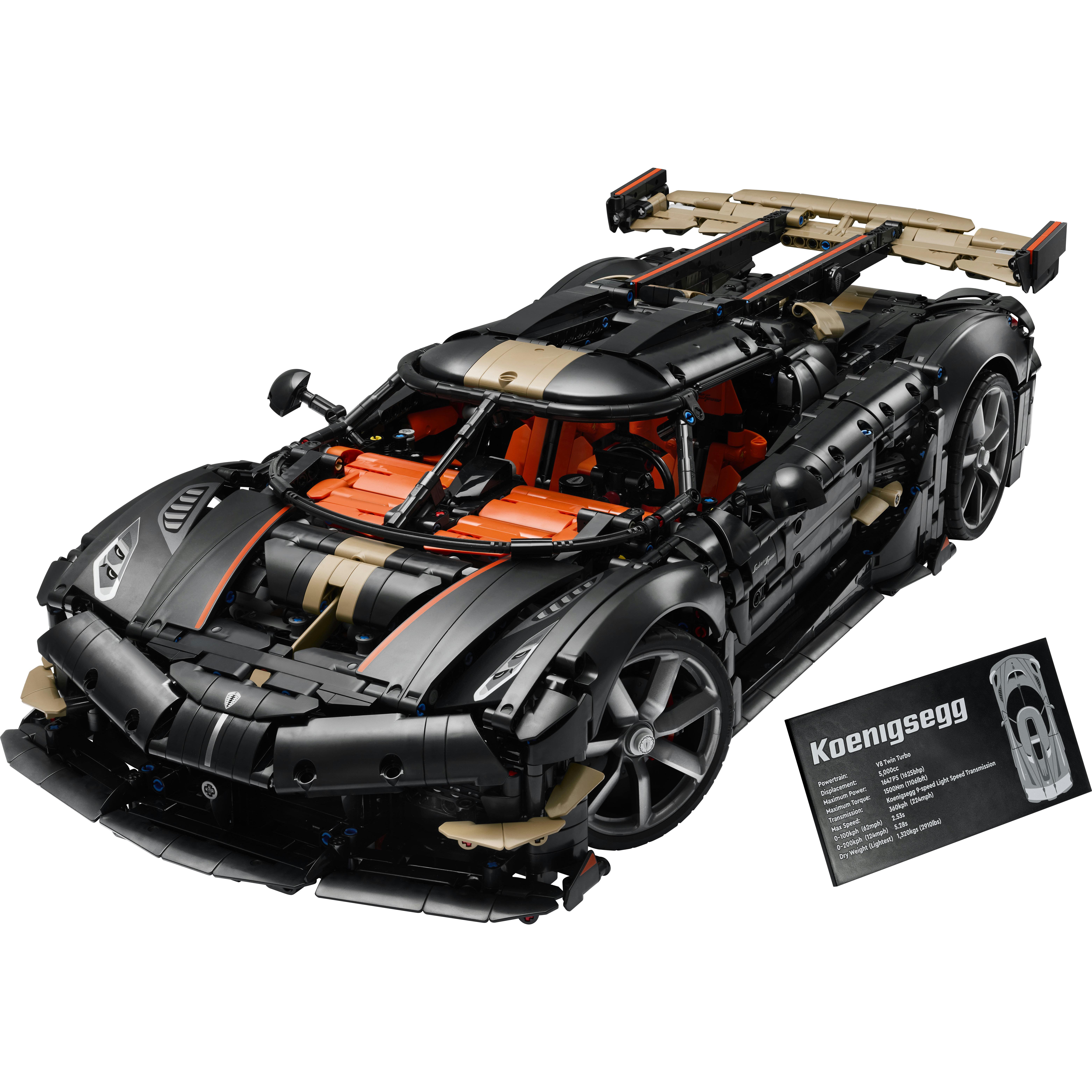 Voir la diapositive 2 : LEGO Technic 42232 - Megacar Sadair's Spear de Koenigsegg