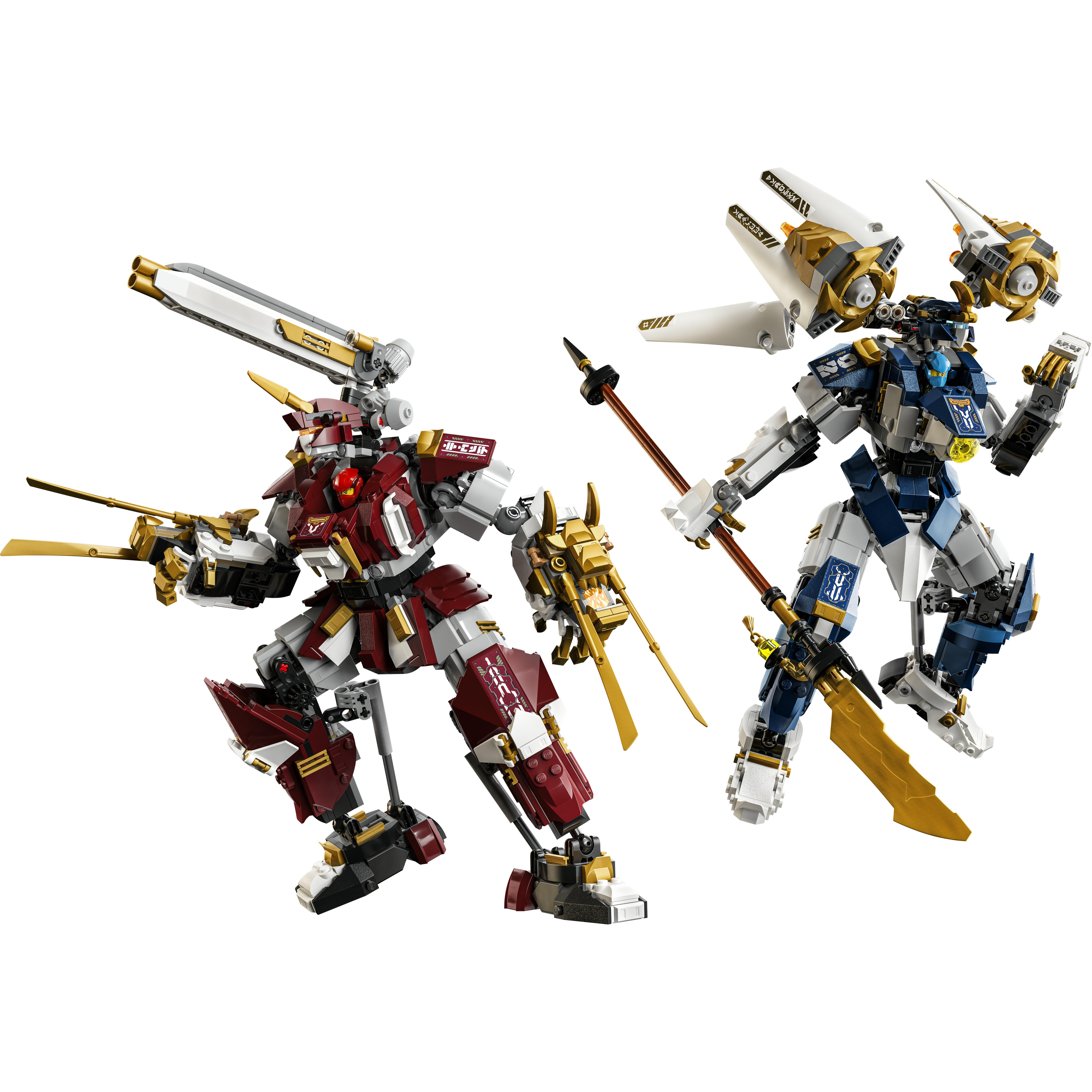 Voir la diapositive 2 : LEGO LEGO NINJAGO 71870 Les Robots Titan Jumeaux - Jeu Ado 12 ans avec Figurines - Décoration