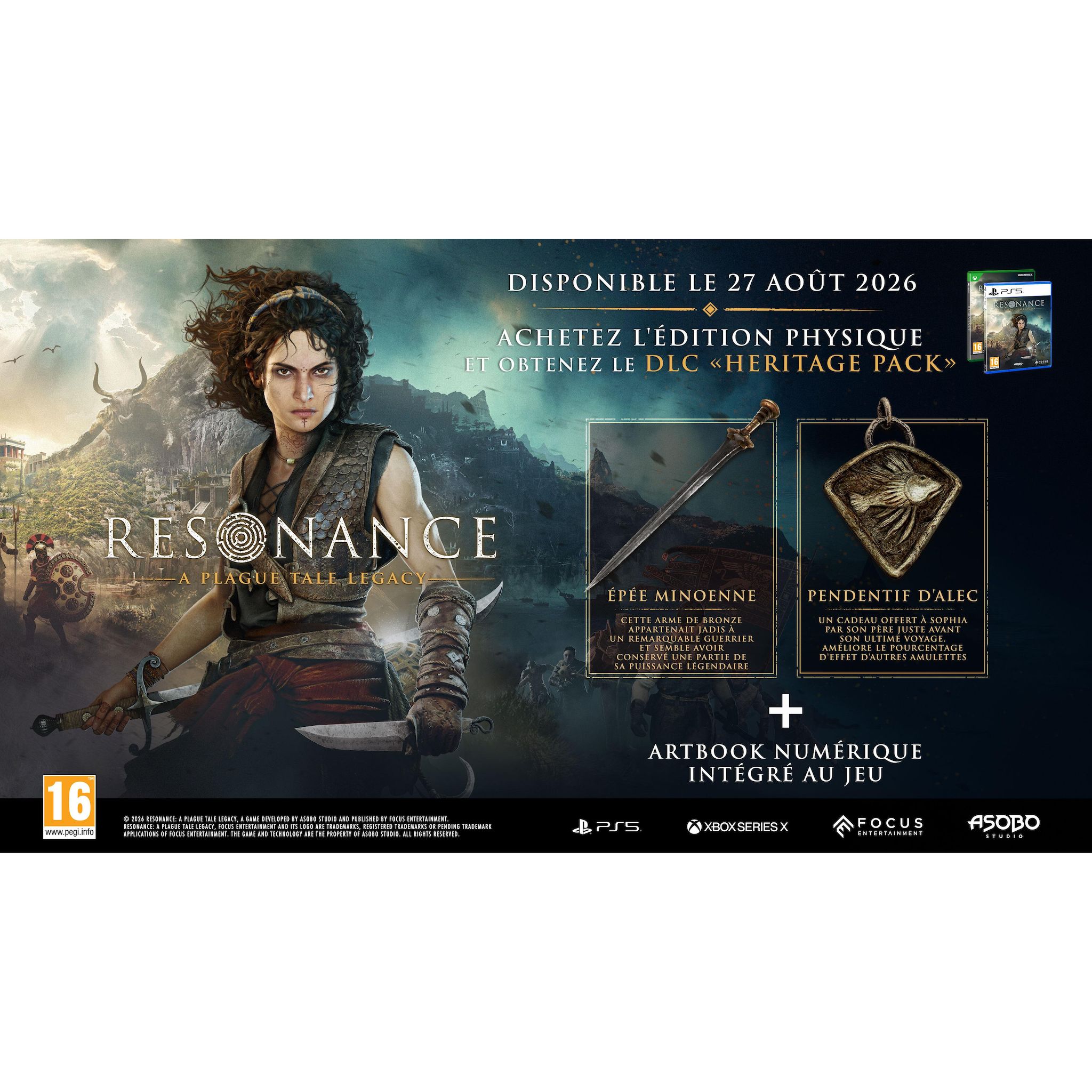 Voir la diapositive 2 : Resonance : A Plague Tale Legacy Xbox Series X