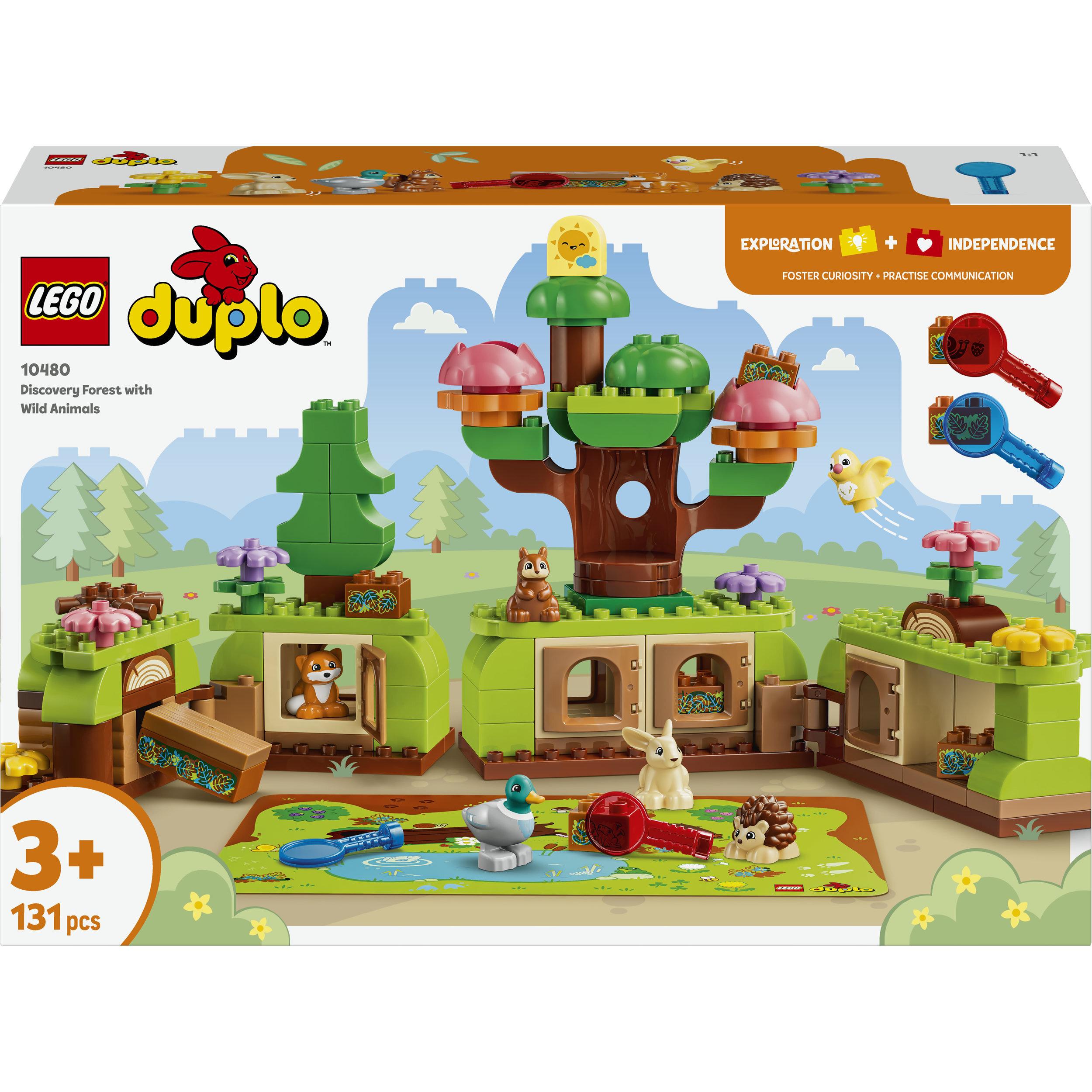 LEGO LEGO DUPLO 10480 Découverte de la Forêt avec des Animaux Sauvages - Jeu Éducatif dès 3 ans
