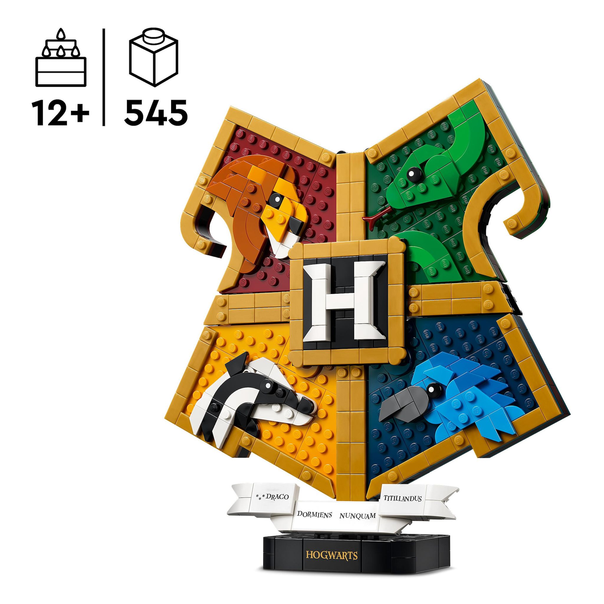 Voir la diapositive 3 : LEGO Harry Potter 76462 - Blason des maisons de Poudlard