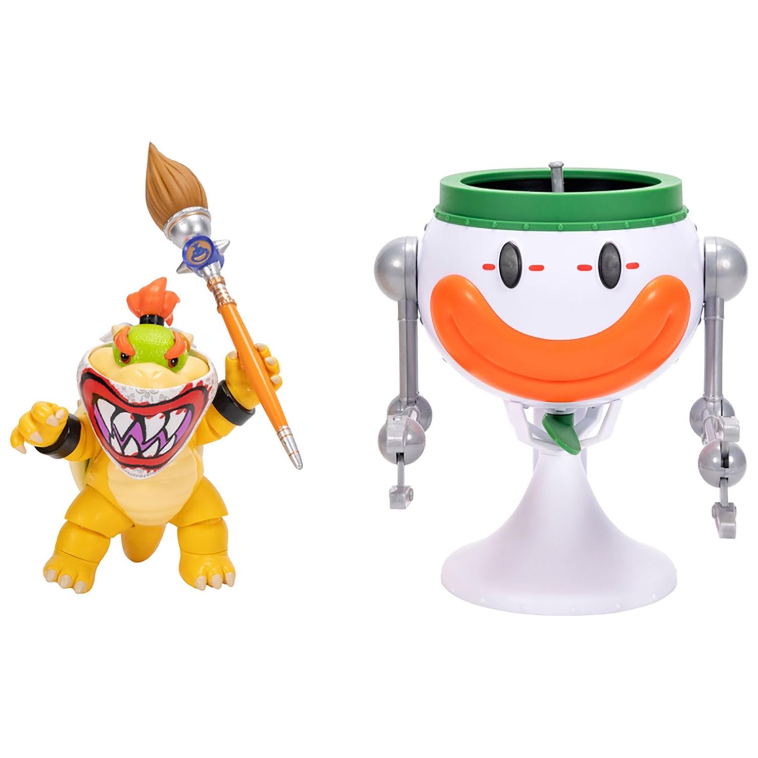 JAKKS Figurine Mario chevauchant Yoshi (20 cm - Le film Super Mario Galaxy