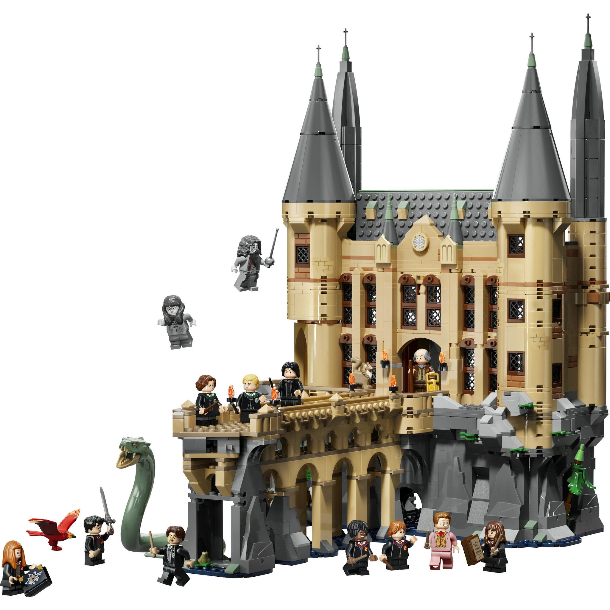 Voir la diapositive 2 : LEGO LEGO Harry Potter 76473 Le château de Poudlard : l’Aile Est - Jeu dès 10 ans - Décoration