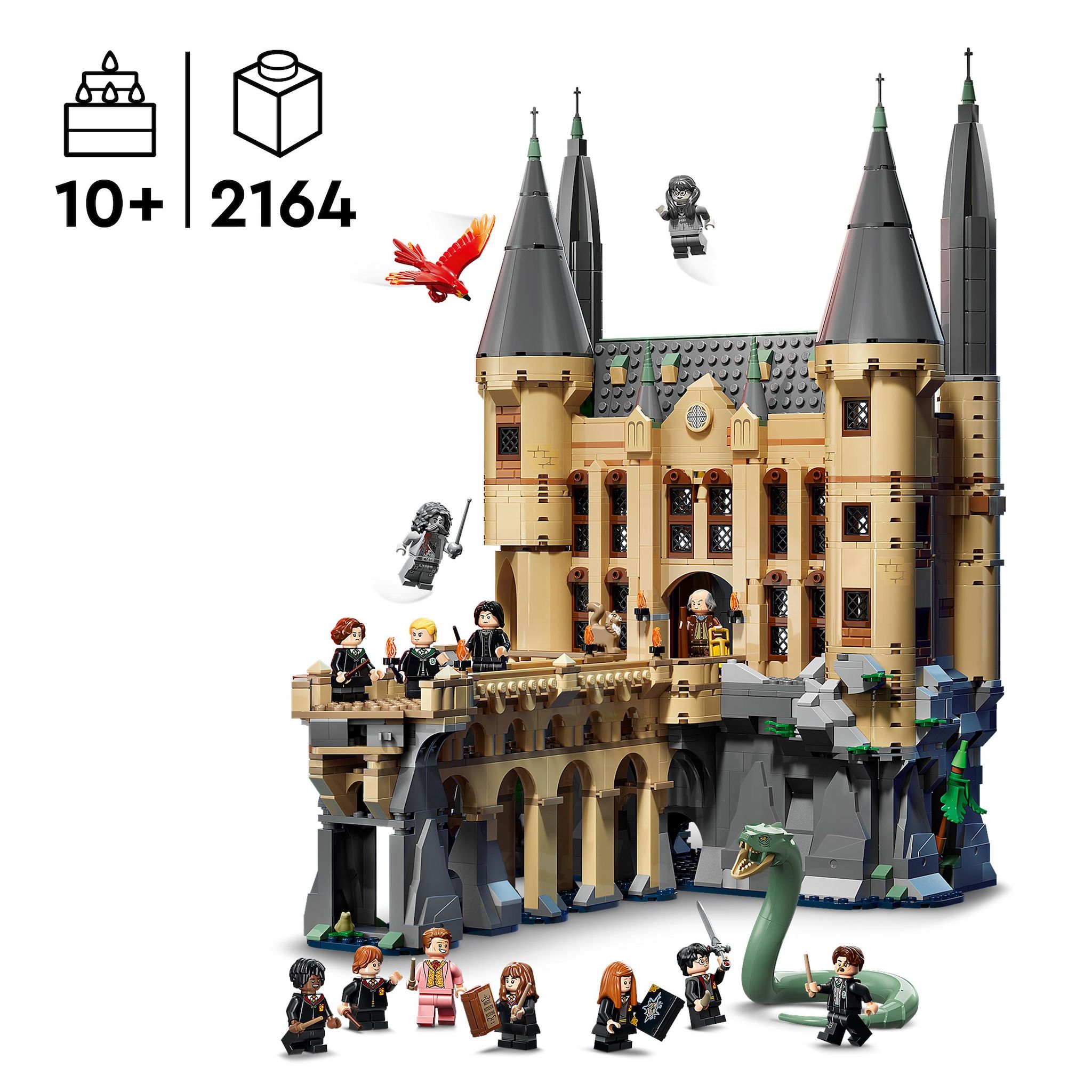 Voir la diapositive 3 : LEGO LEGO Harry Potter 76473 Le château de Poudlard : l’Aile Est - Jeu dès 10 ans - Décoration