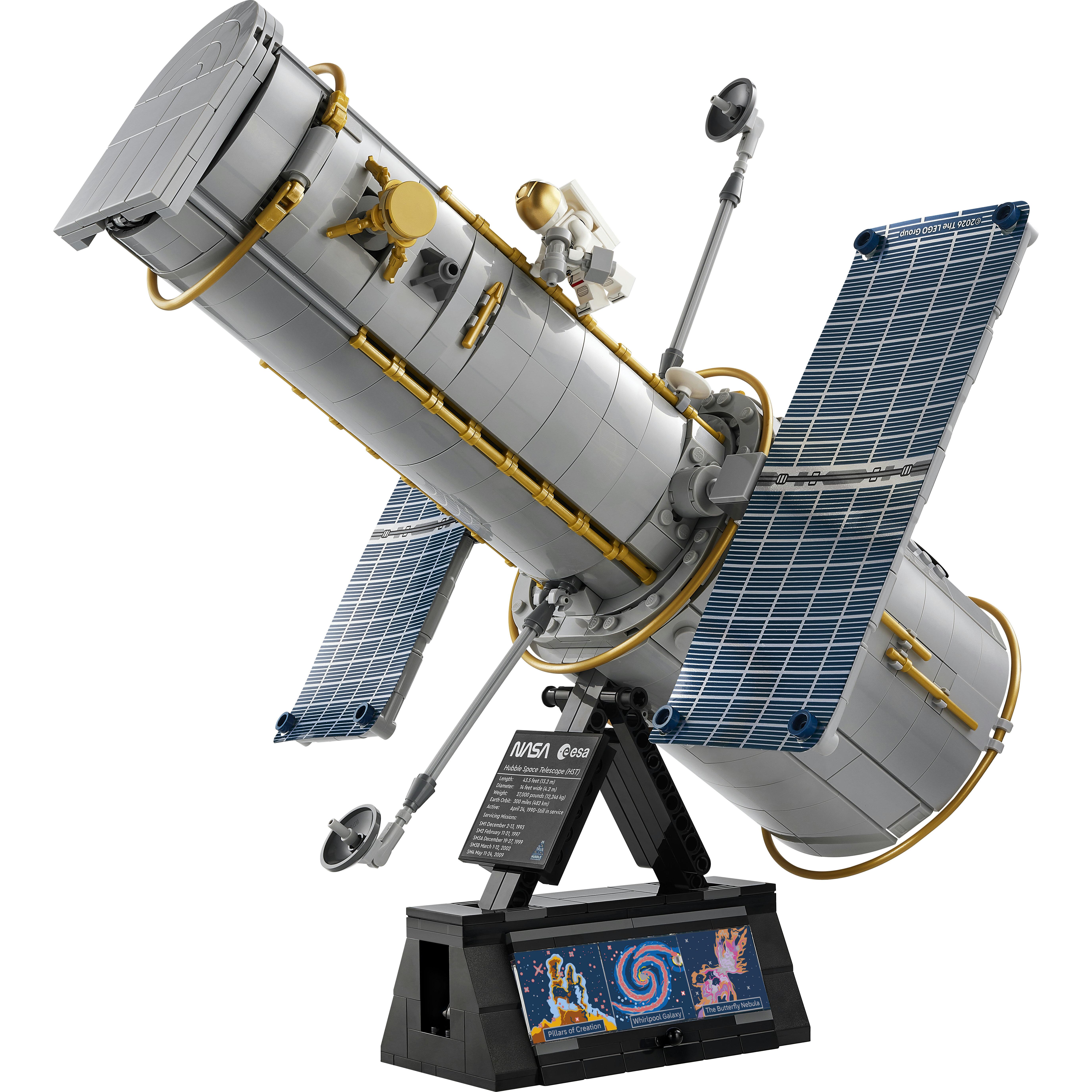 Voir la diapositive 2 : LEGO Icons 11382 - Hubble Télescope de la NASA