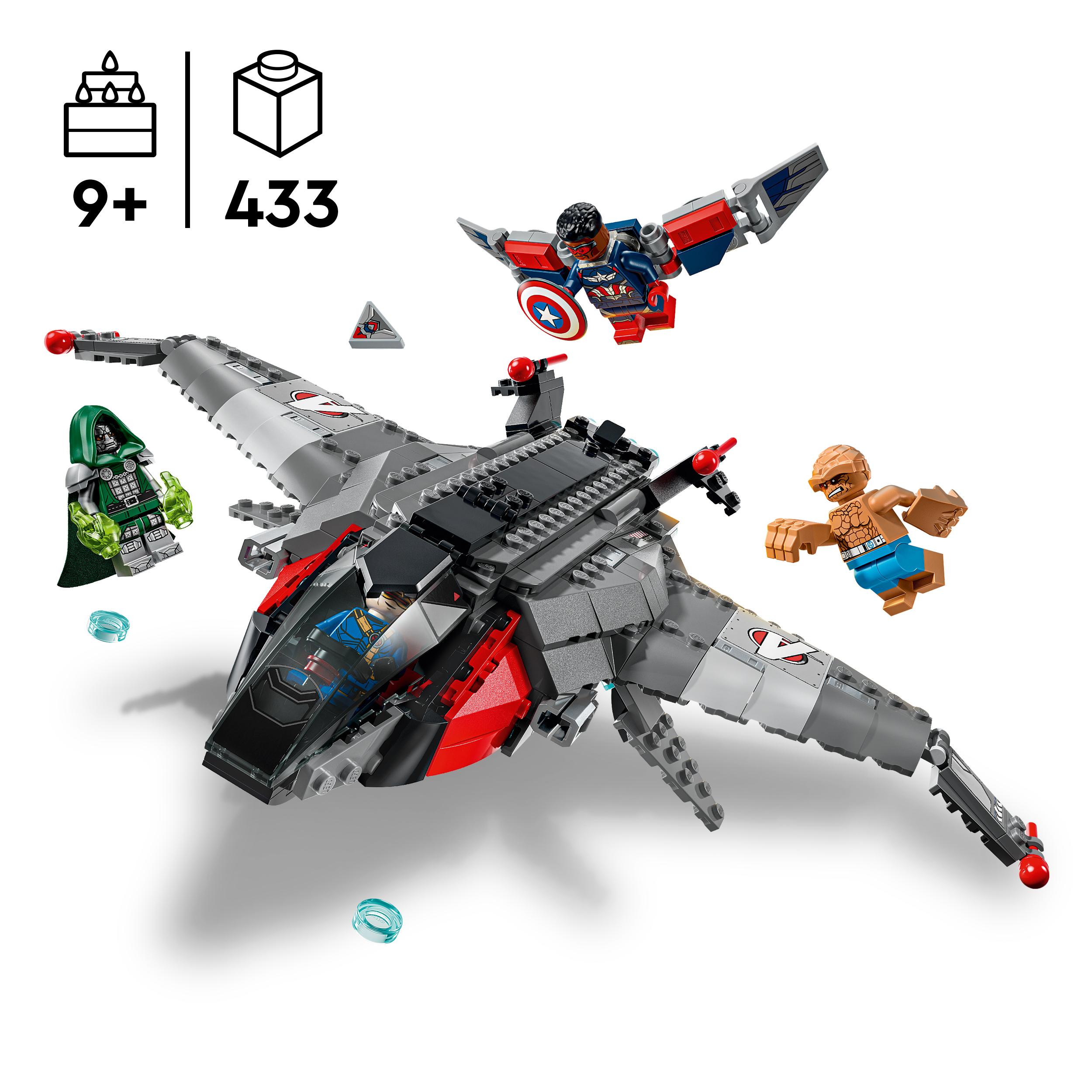 Voir la diapositive 3 : LEGO Marvel 76347 - Doomsday Le Qinjet