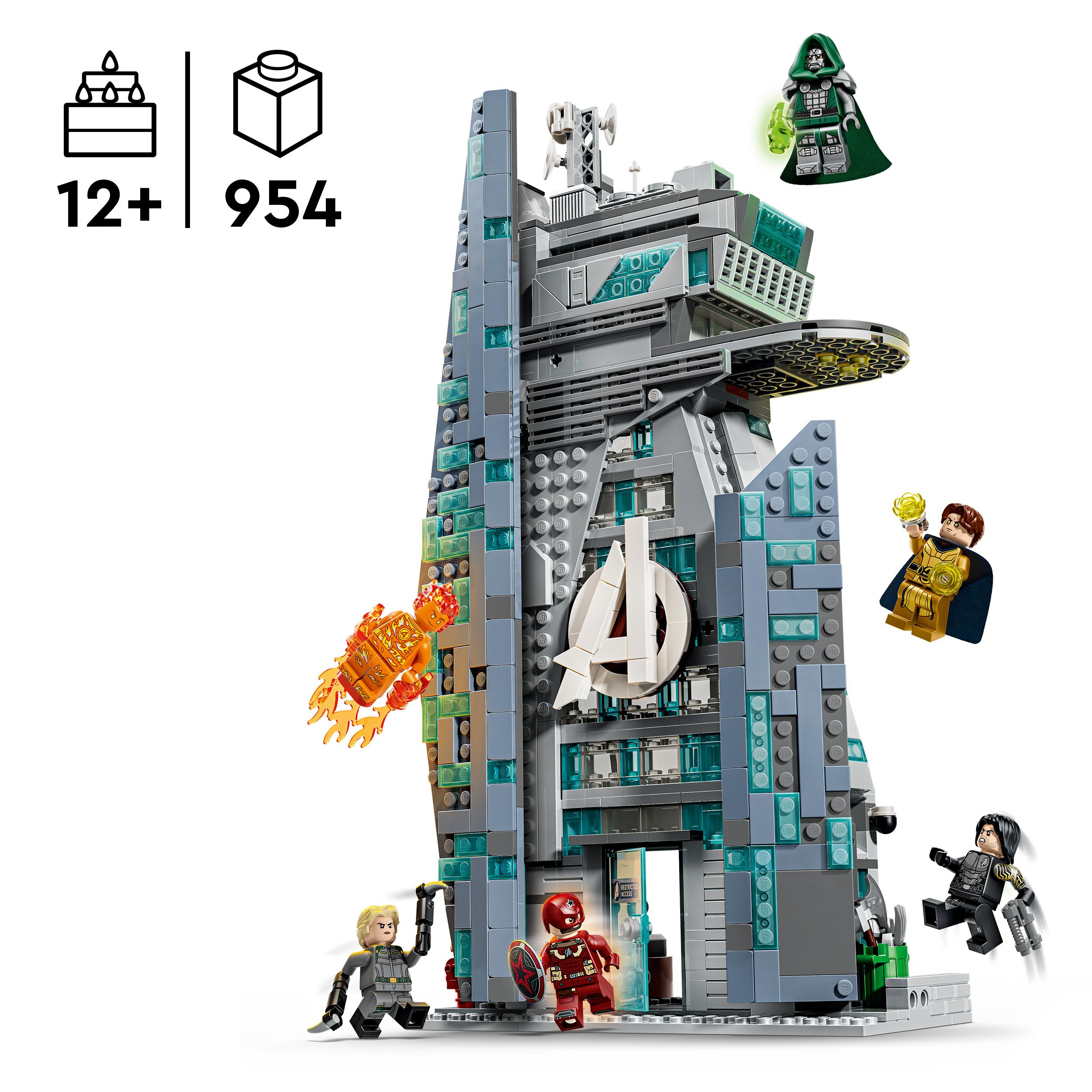 Voir la diapositive 3 : LEGO Marvel 76352 - Doomsday - La nouvelle Tour des Avengers