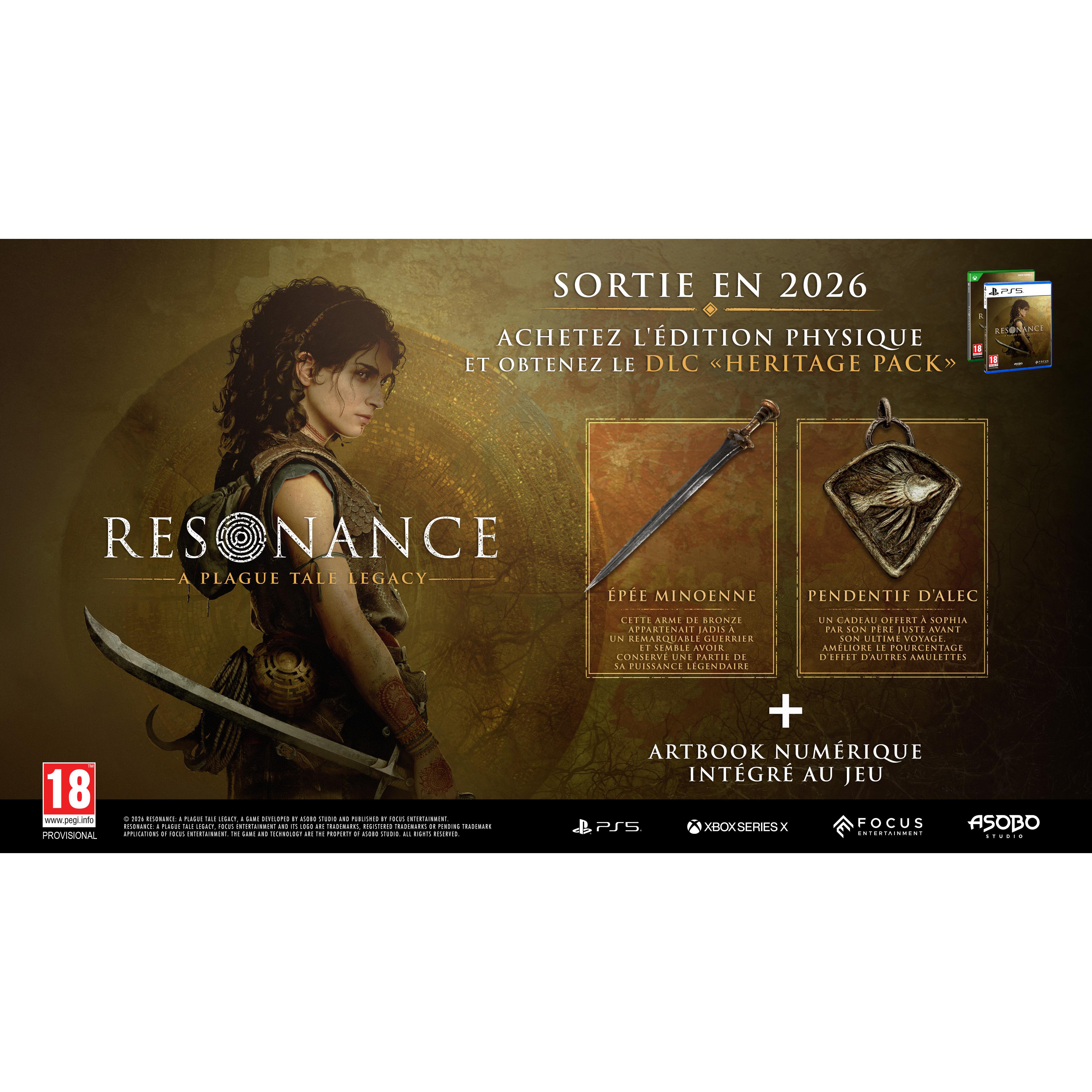 Voir la diapositive 2 : Resonance : A Plague Tale Legacy PS5