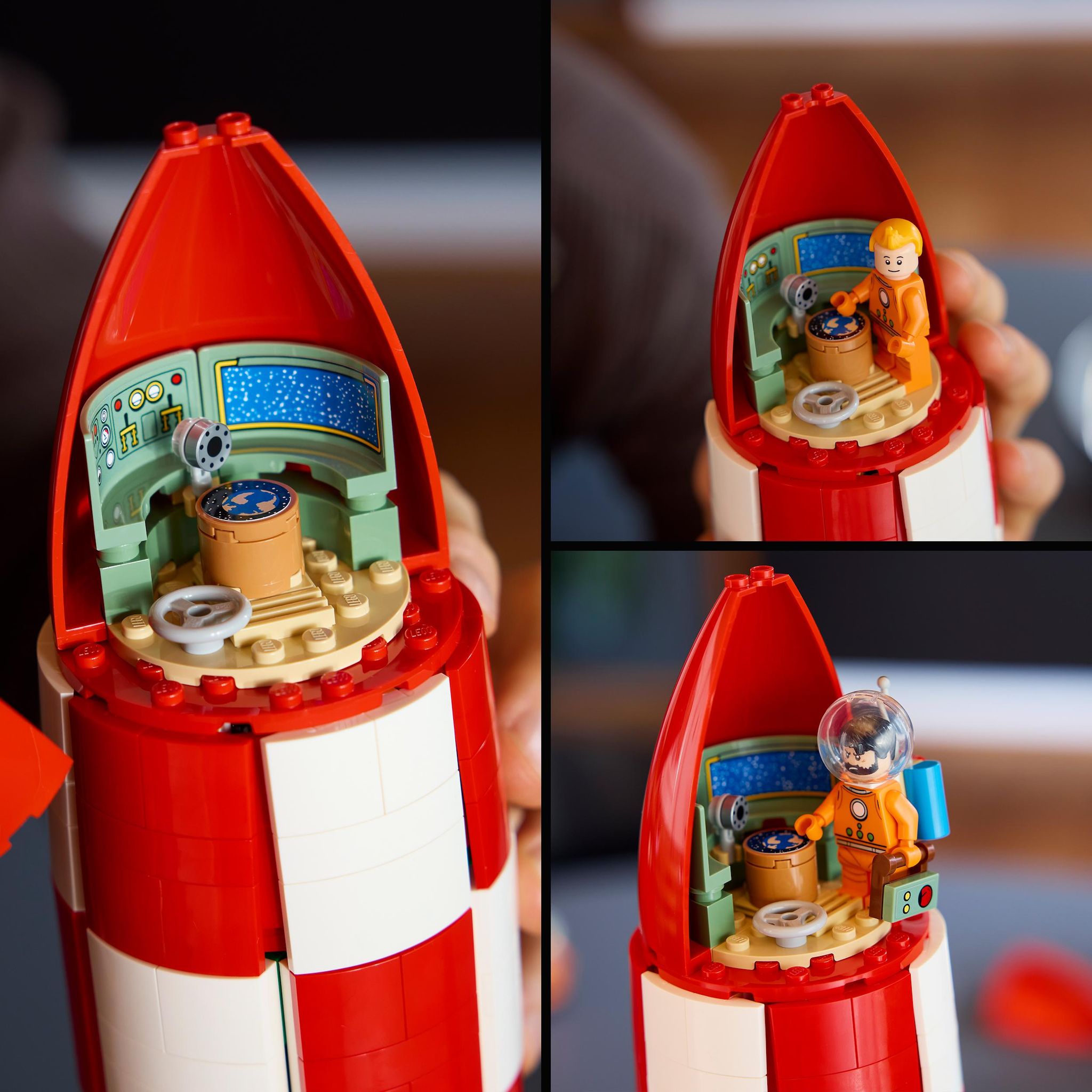 Voir la diapositive 5 : LEGO IDEAS 21367 - La Fusée de Tintin
