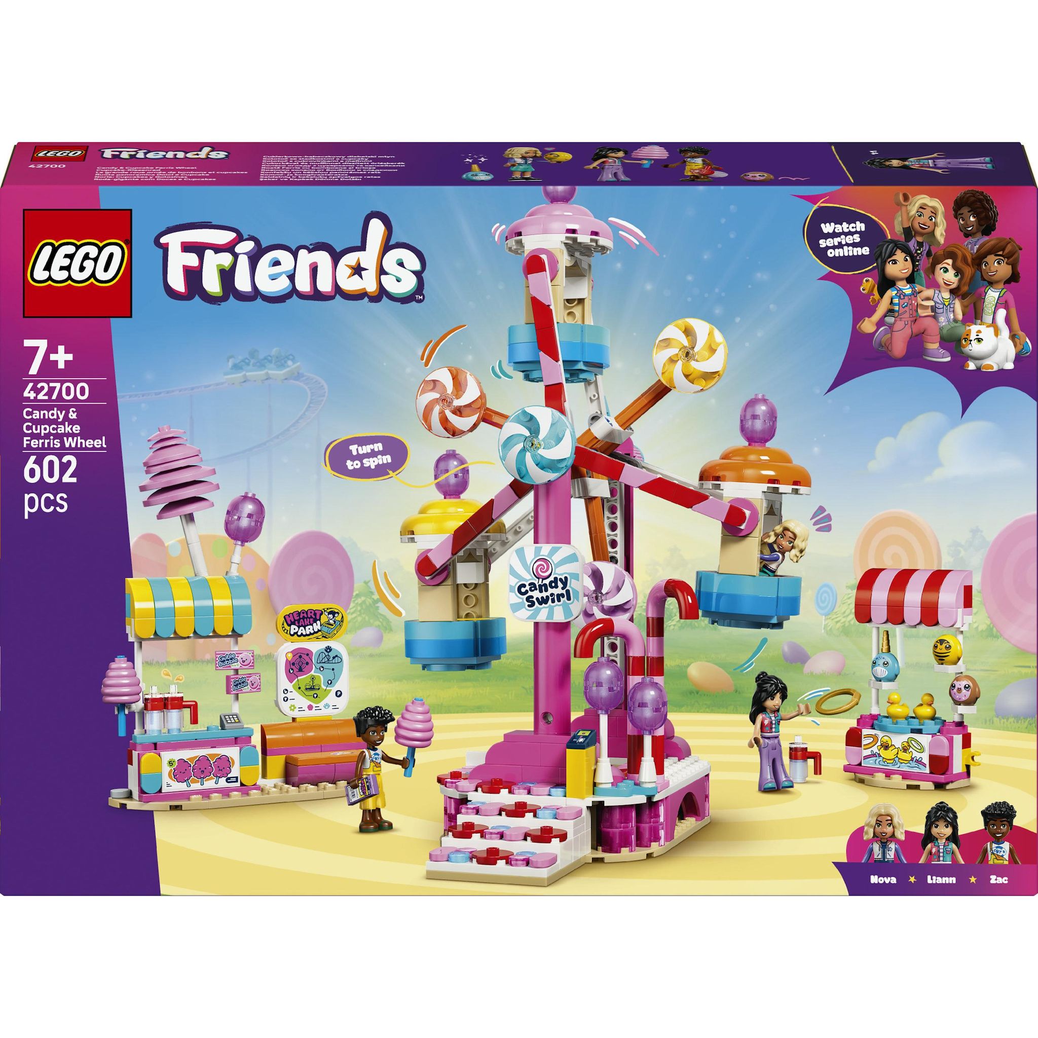 LEGO Friends 42700 - La grande roue ornée de bonbons et cupcakes