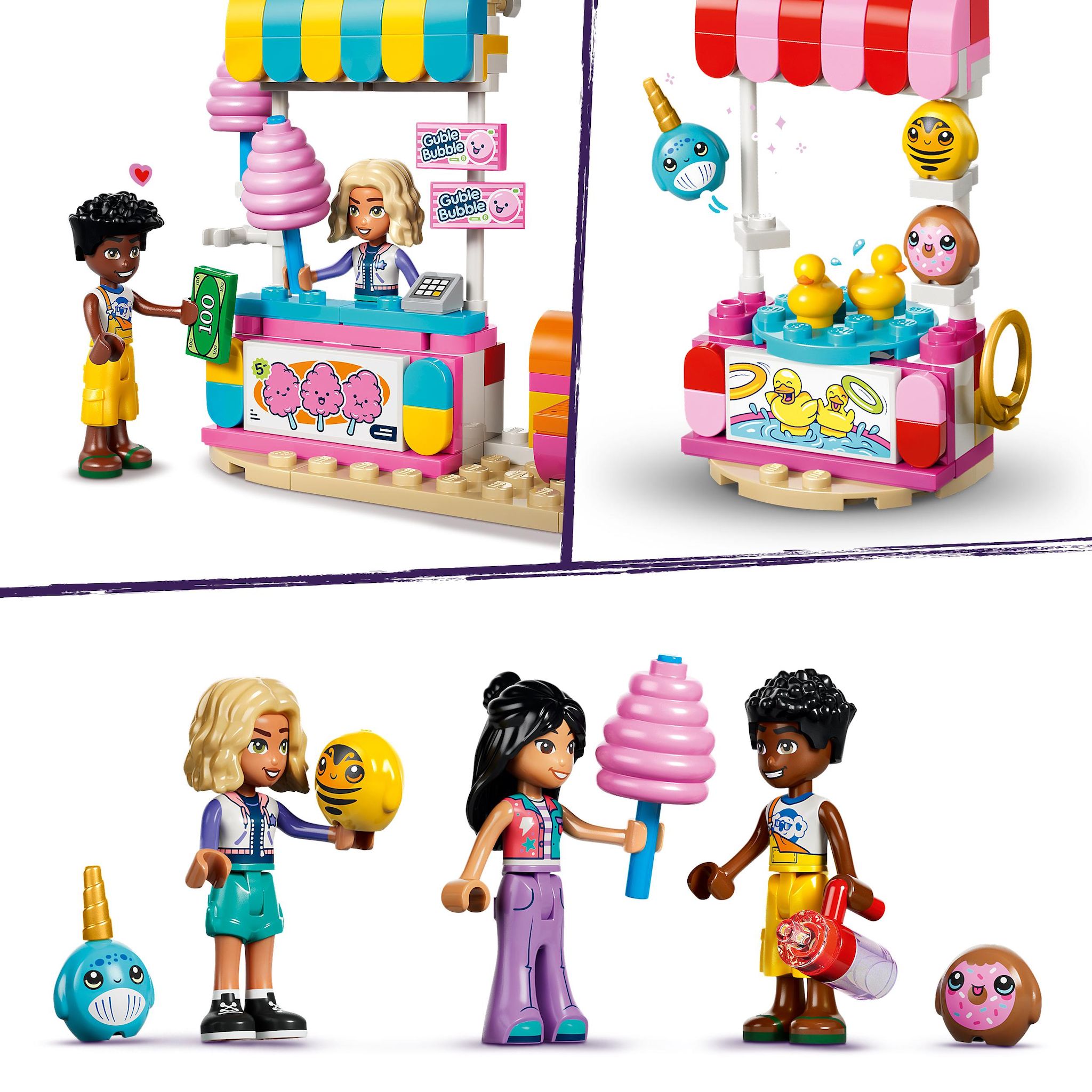 Voir la diapositive 5 : LEGO Friends 42700 - La grande roue ornée de bonbons et cupcakes