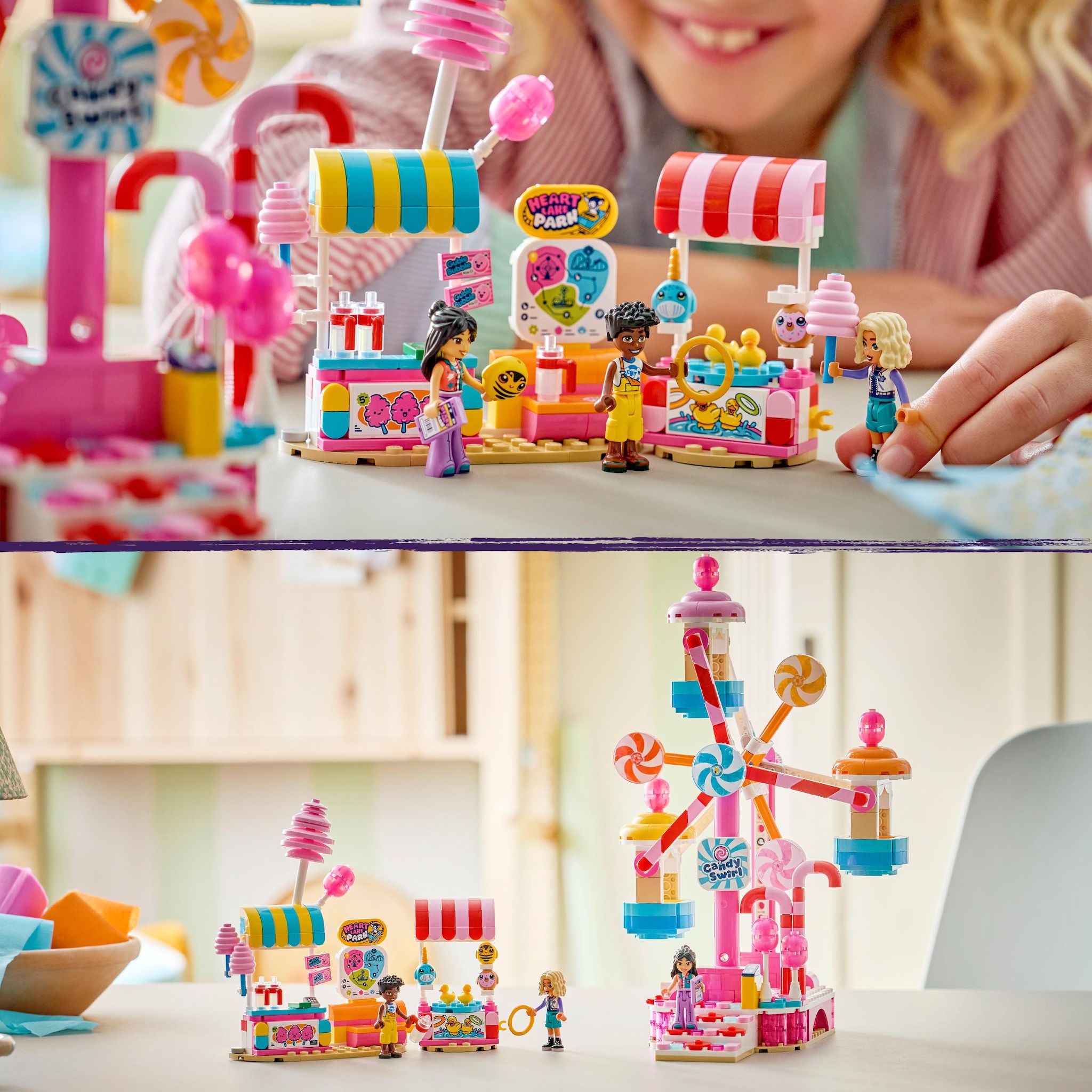 Voir la diapositive 6 : LEGO Friends 42700 - La grande roue ornée de bonbons et cupcakes