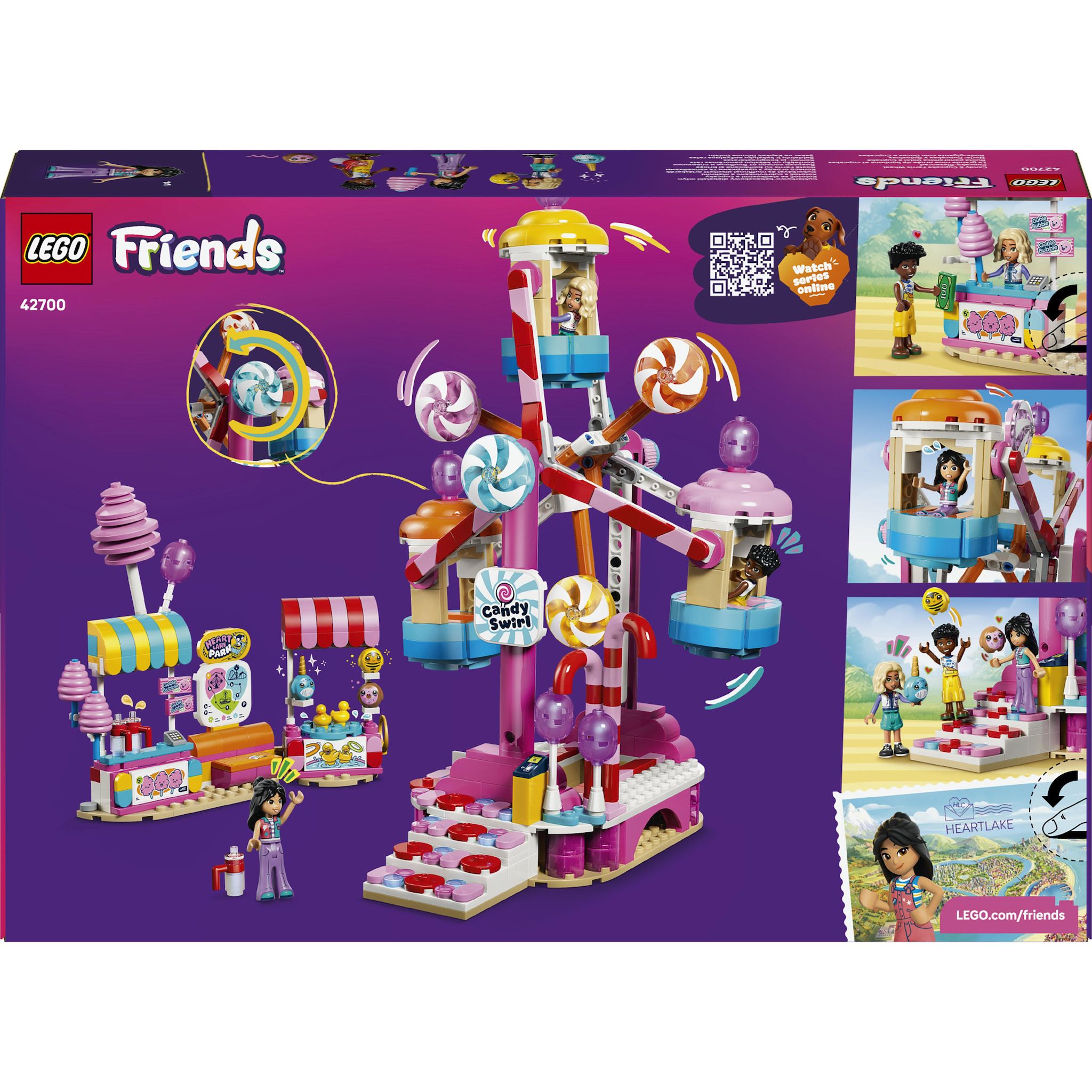 Voir la diapositive 7 : LEGO Friends 42700 - La grande roue ornée de bonbons et cupcakes