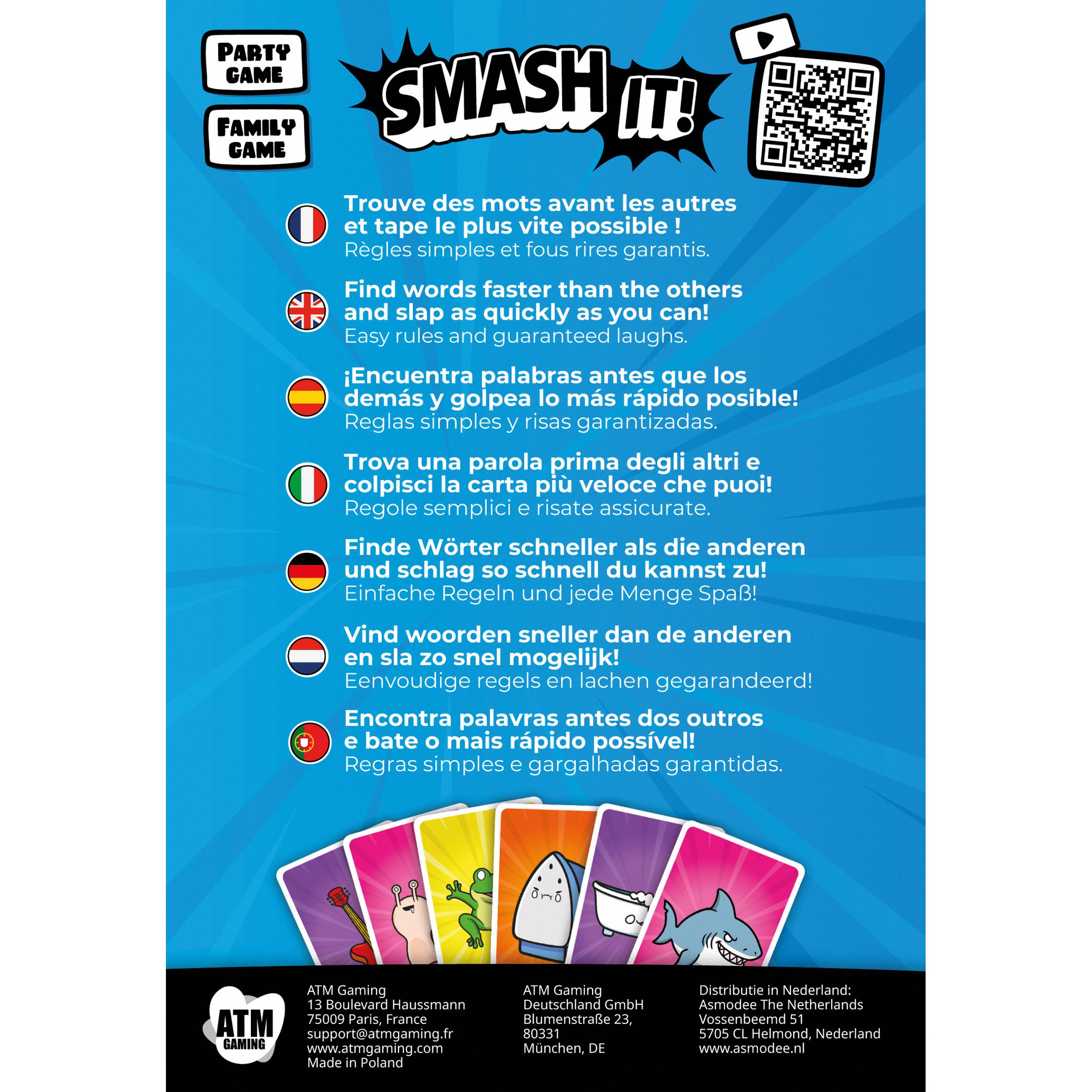 Voir la diapositive 3 : ASMODEE Jeu Smash It