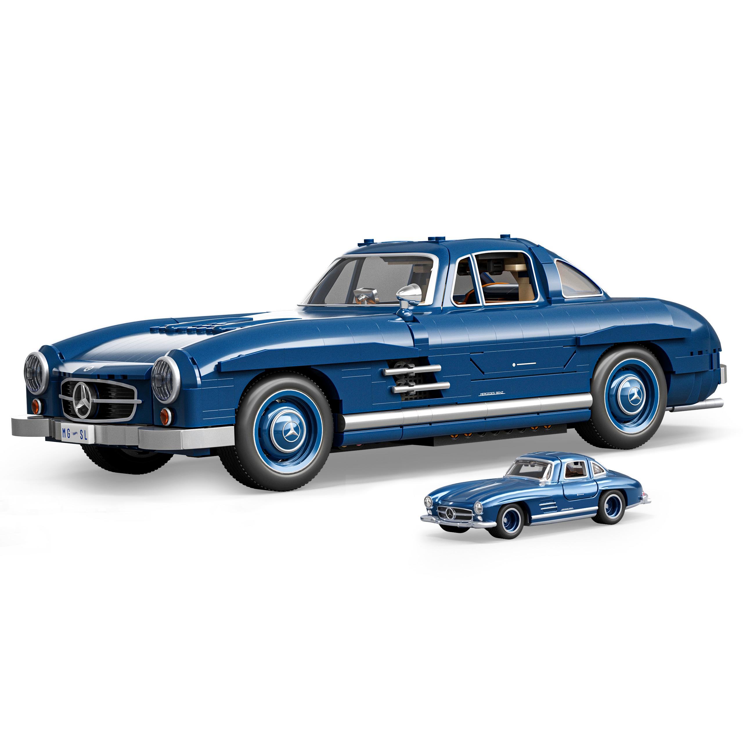 Voir la diapositive 2 : MATTEL Voiture à construire Mercedes-Benz 300 SL Premium