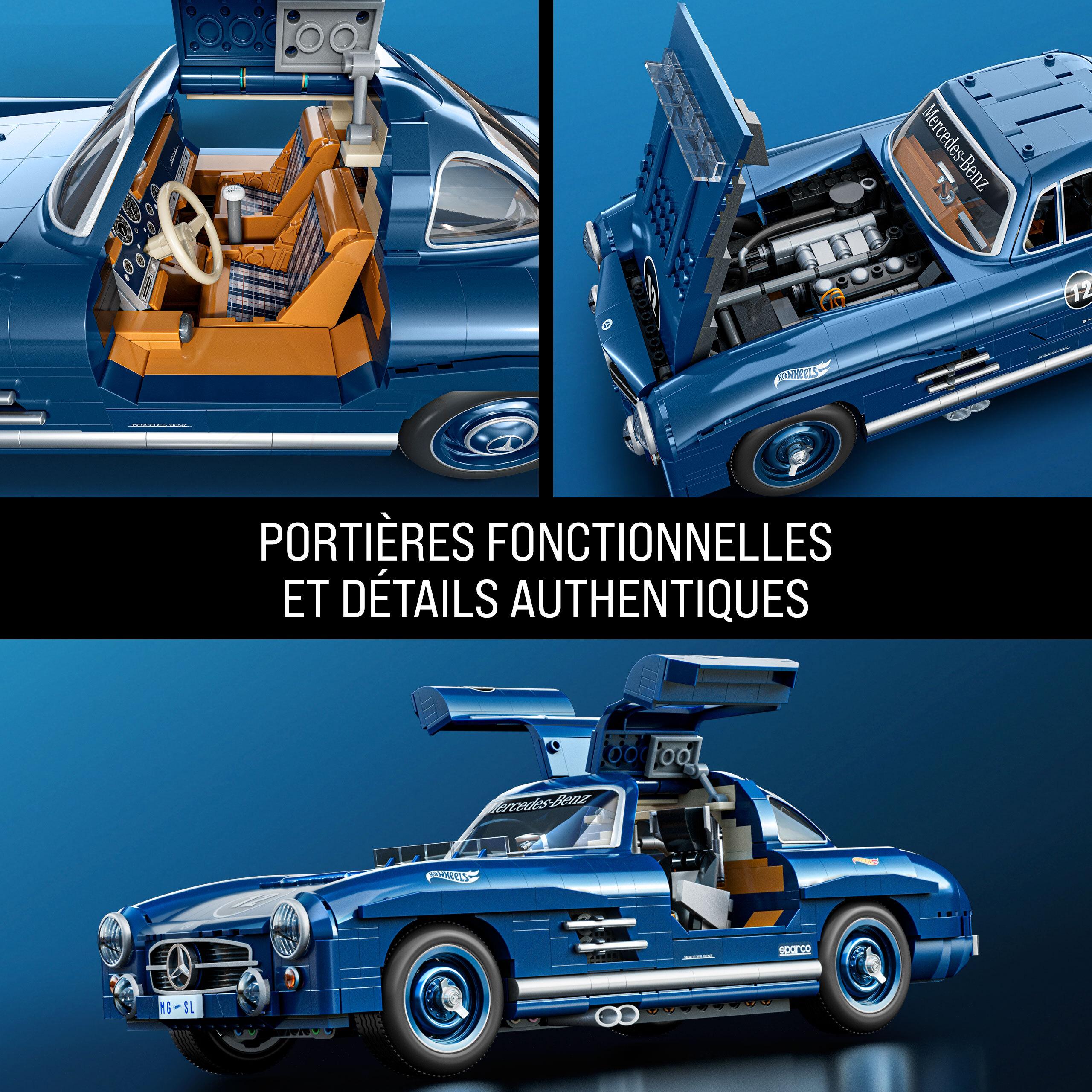 Voir la diapositive 3 : MATTEL Voiture à construire Mercedes-Benz 300 SL Premium