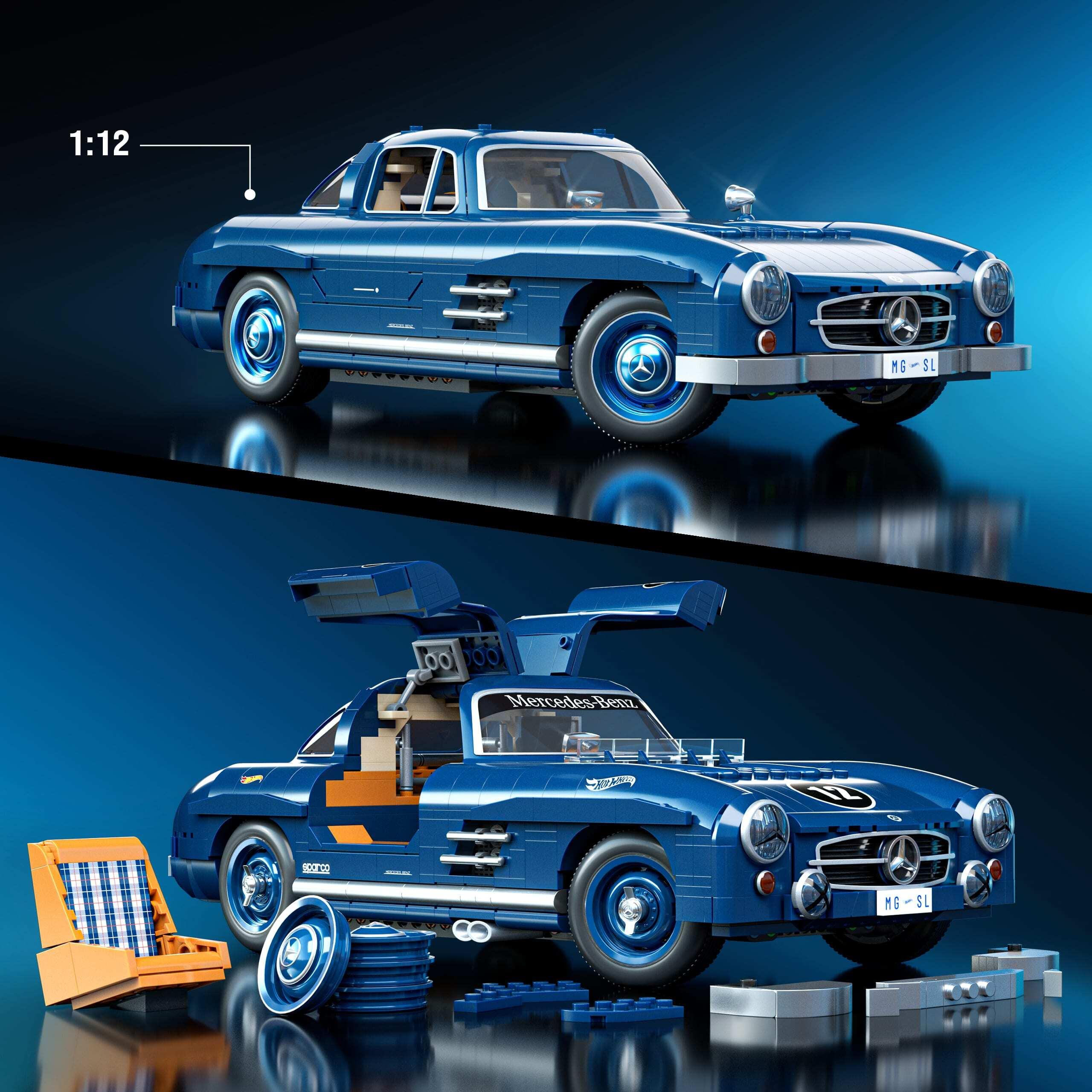 Voir la diapositive 11 : MATTEL Voiture à construire Mercedes-Benz 300 SL Premium