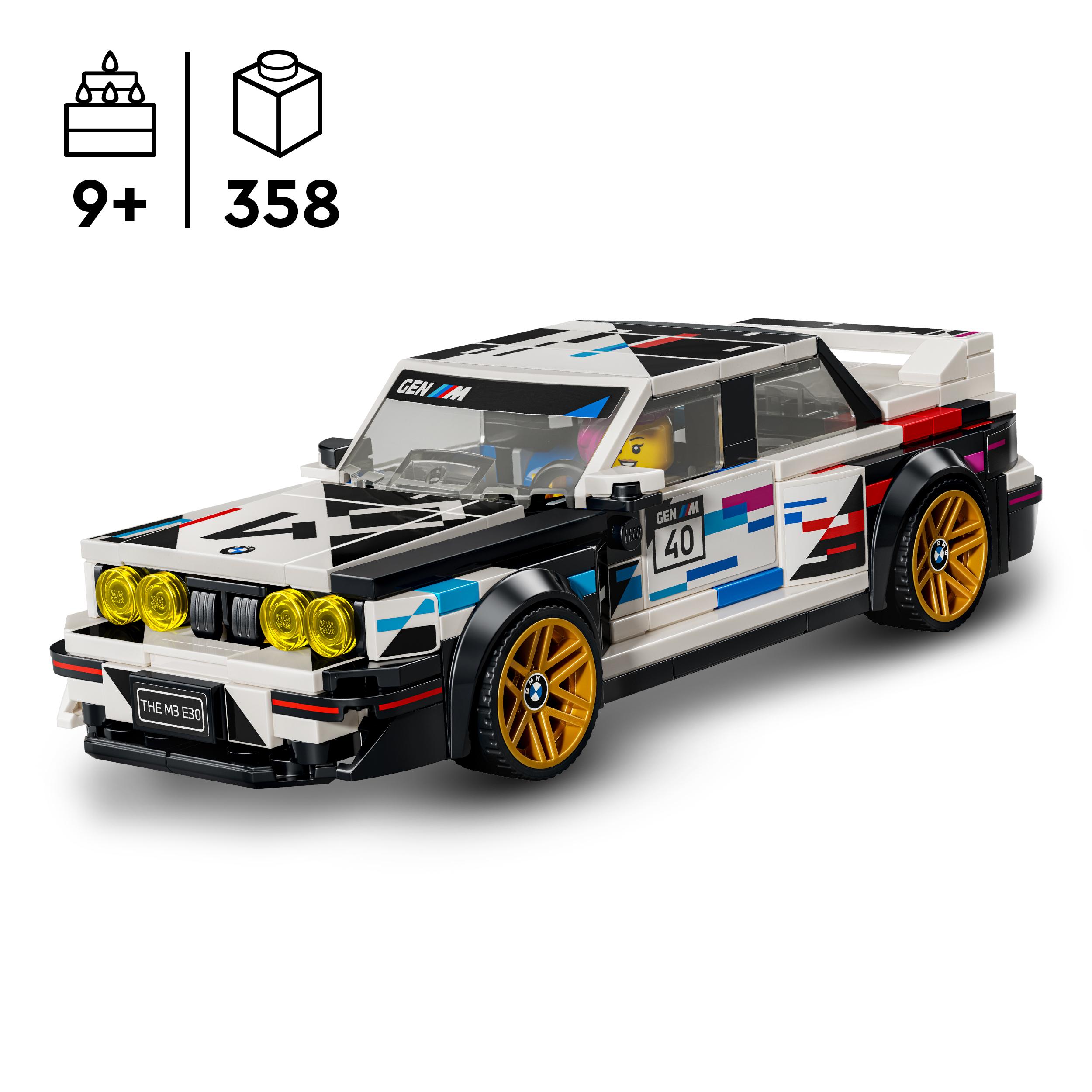 Voir la diapositive 2 : LEGO Speed Champions 77263 - BMW M3 (E30)