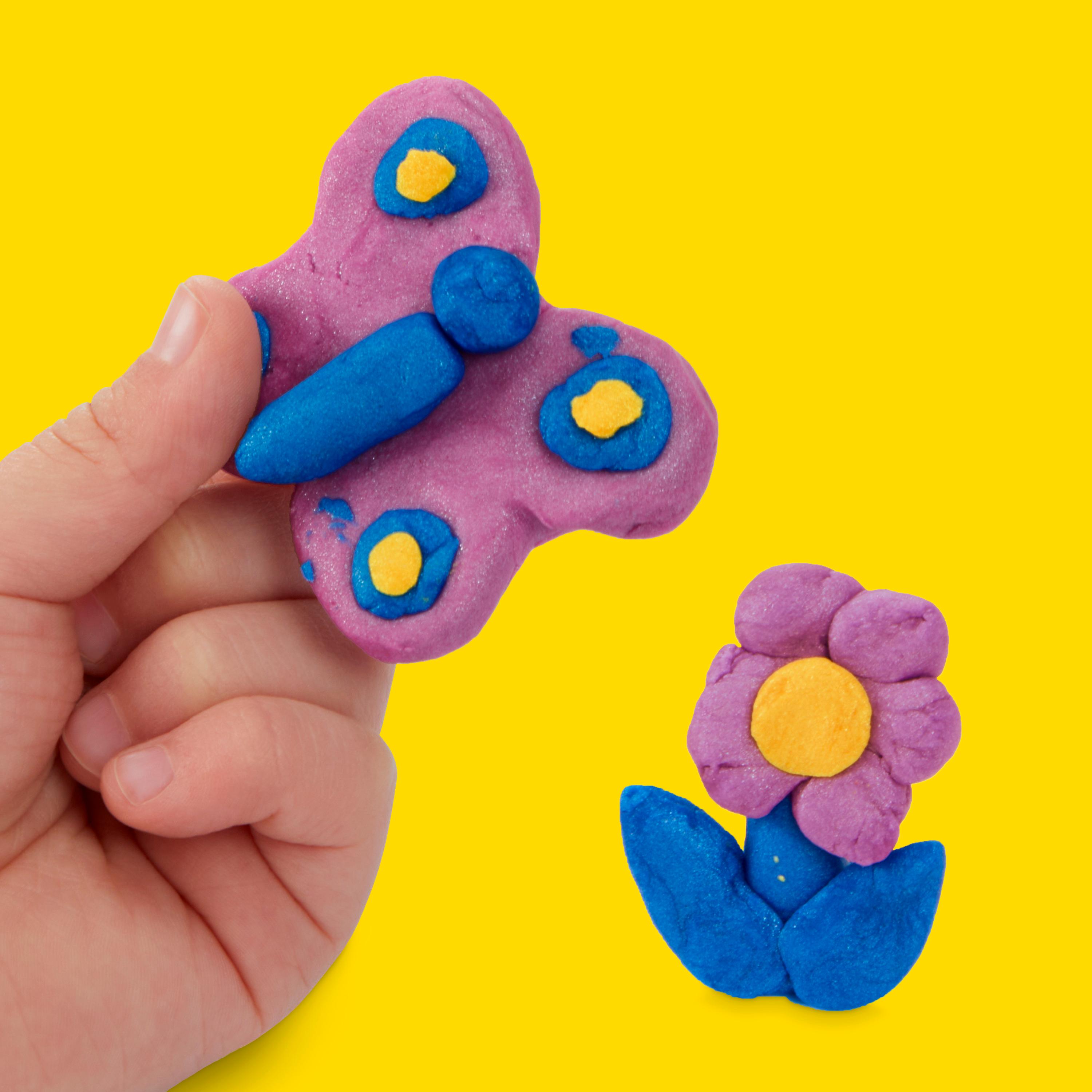 Voir la diapositive 5 : HASBRO Pack de 4 pots métalliques Pâte à Modeler Play Doh