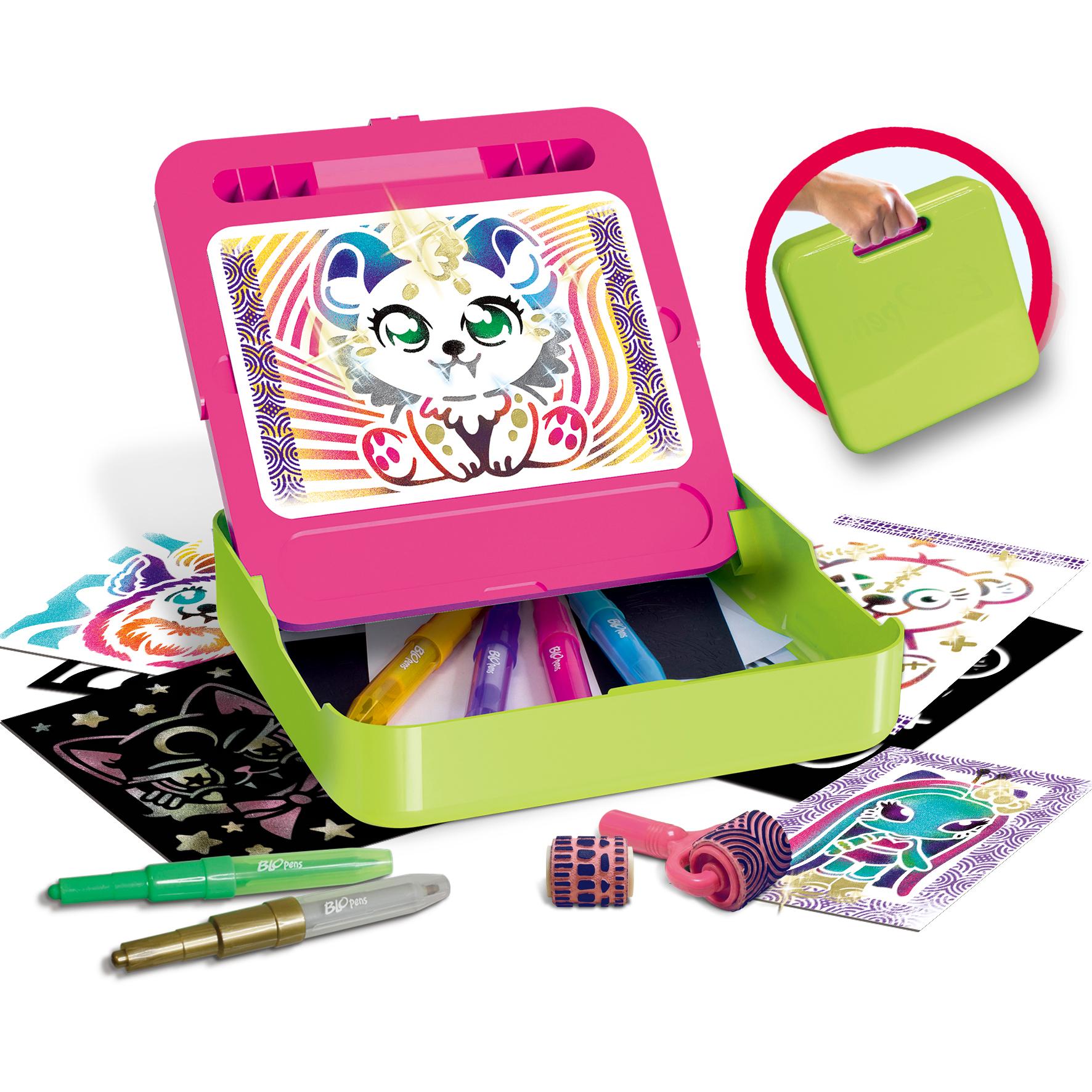 Voir la diapositive 2 : LANSAY Coffret Blopens Créatif Monster Pop