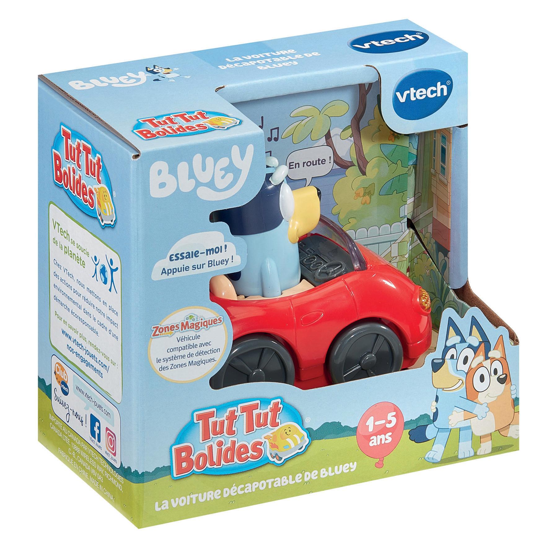 Voir la diapositive 2 : VTECH Véhicules Bluey Tut Tut Bolides
