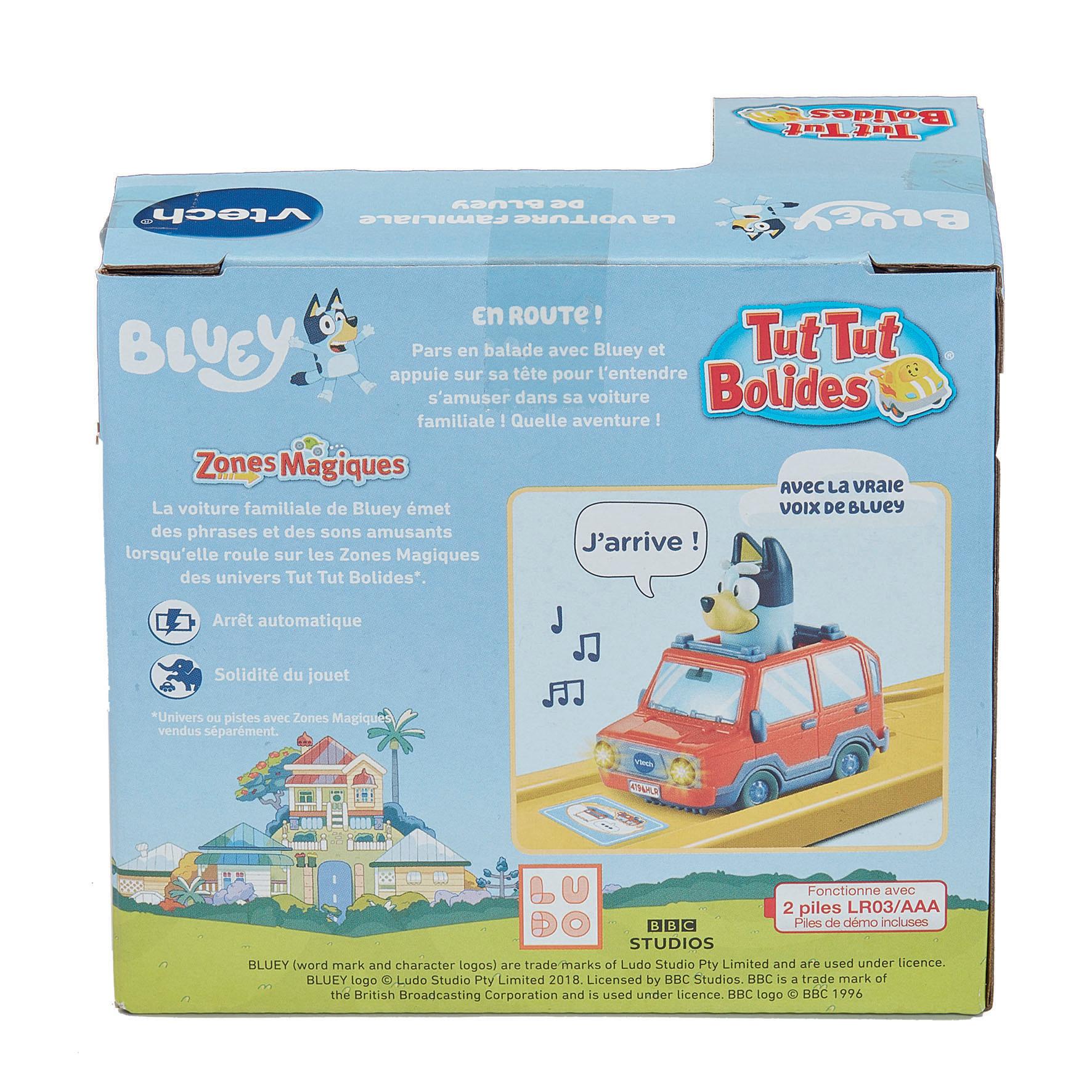 Voir la diapositive 12 : VTECH Véhicules Bluey Tut Tut Bolides