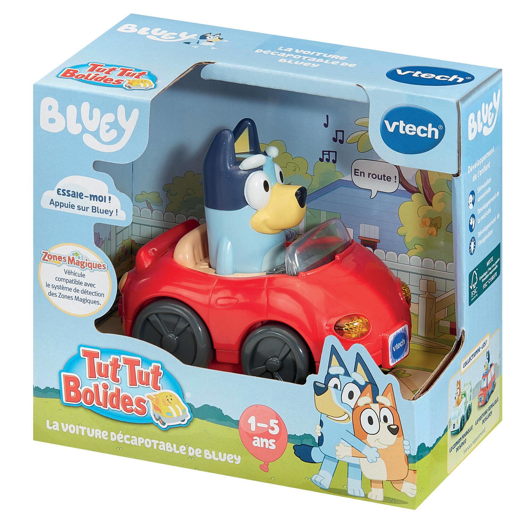 Voir la diapositive 3 : VTECH Véhicules Bluey Tut Tut Bolides