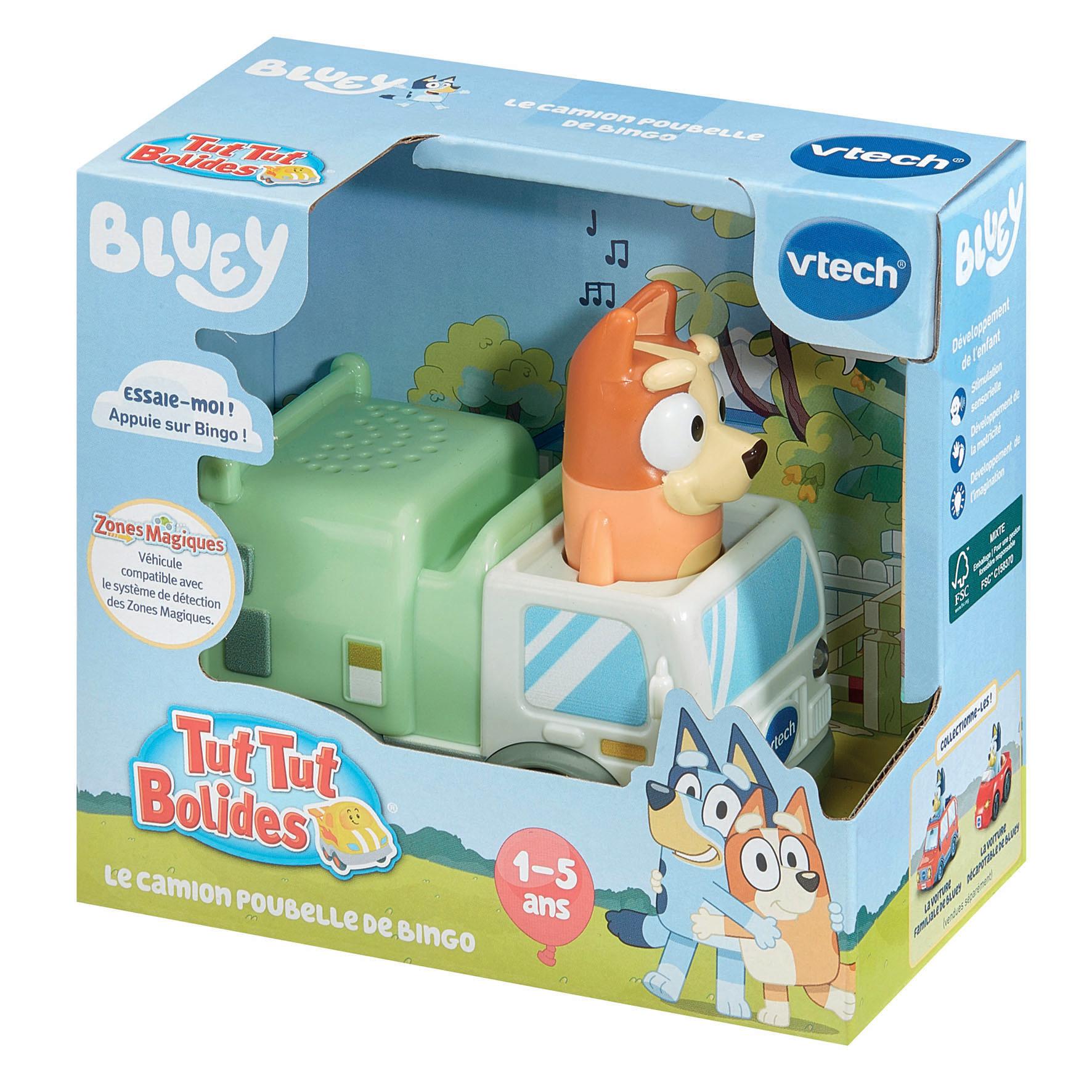 Voir la diapositive 7 : VTECH Véhicules Bluey Tut Tut Bolides