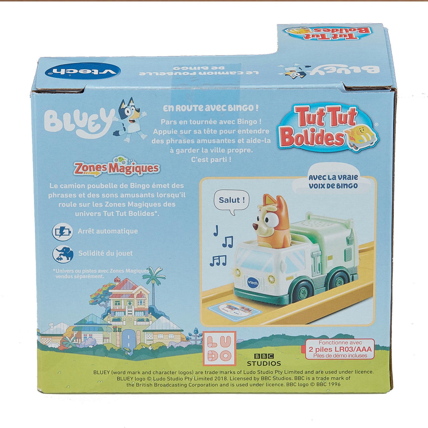 Voir la diapositive 8 : VTECH Véhicules Bluey Tut Tut Bolides