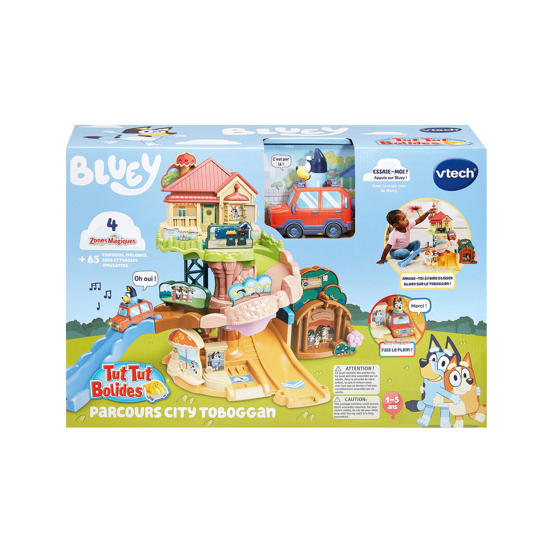Voir la diapositive 3 : VTECH Parcours City Toboggan Bluey Tut Tut Bolides