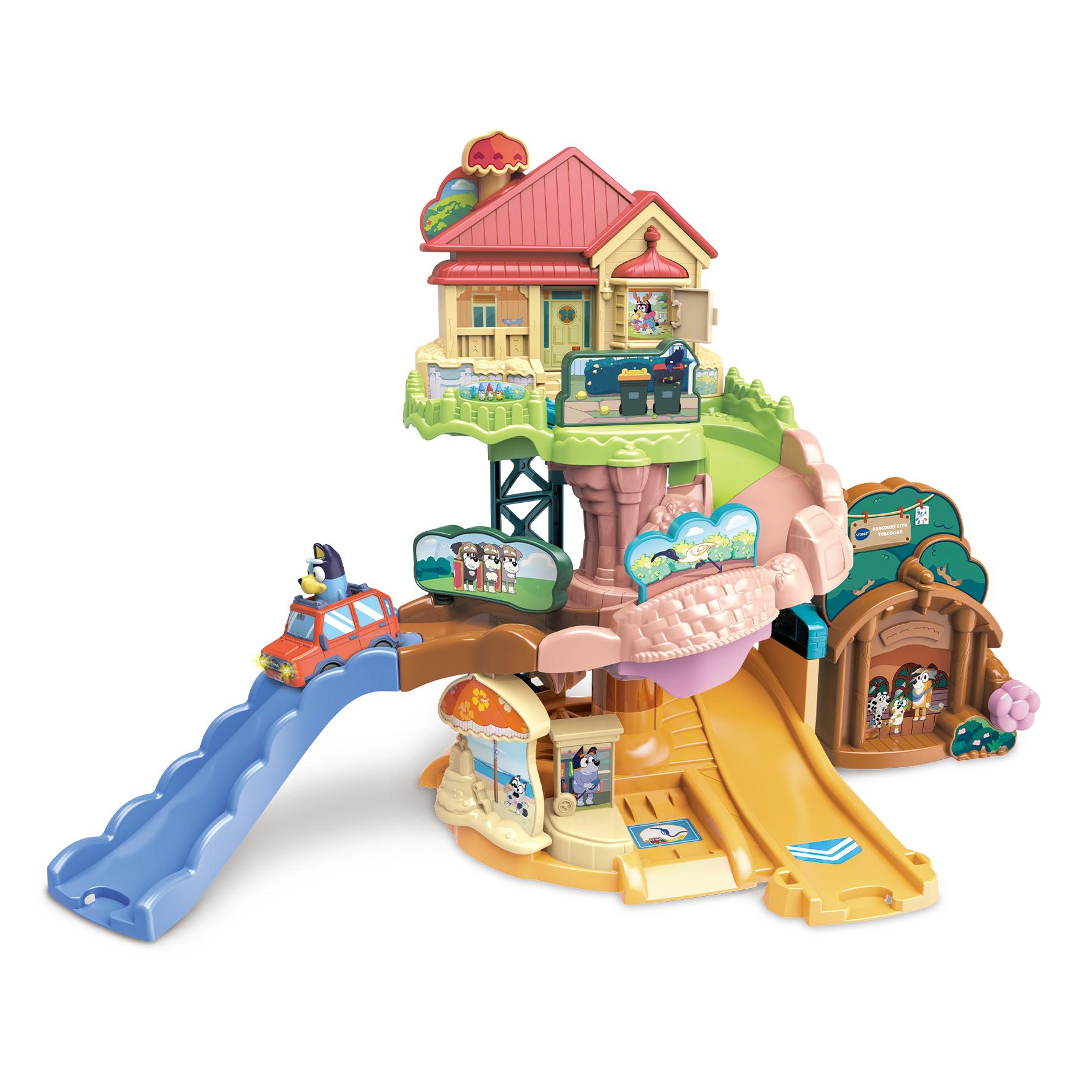 Voir la diapositive 8 : VTECH Parcours City Toboggan Bluey Tut Tut Bolides