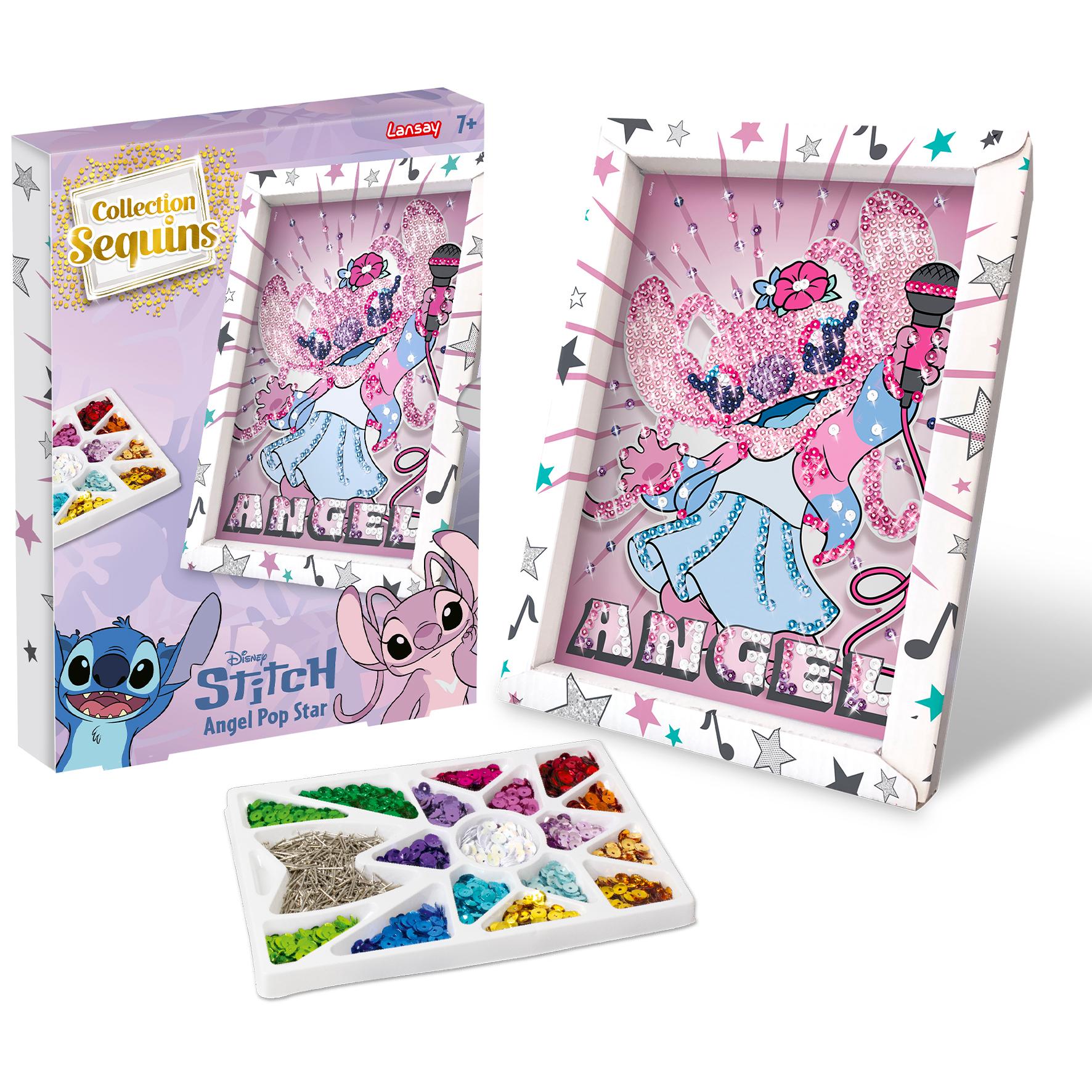 Voir la diapositive 2 : LANSAY Tableau Sequins Stitch Angel Pop Star