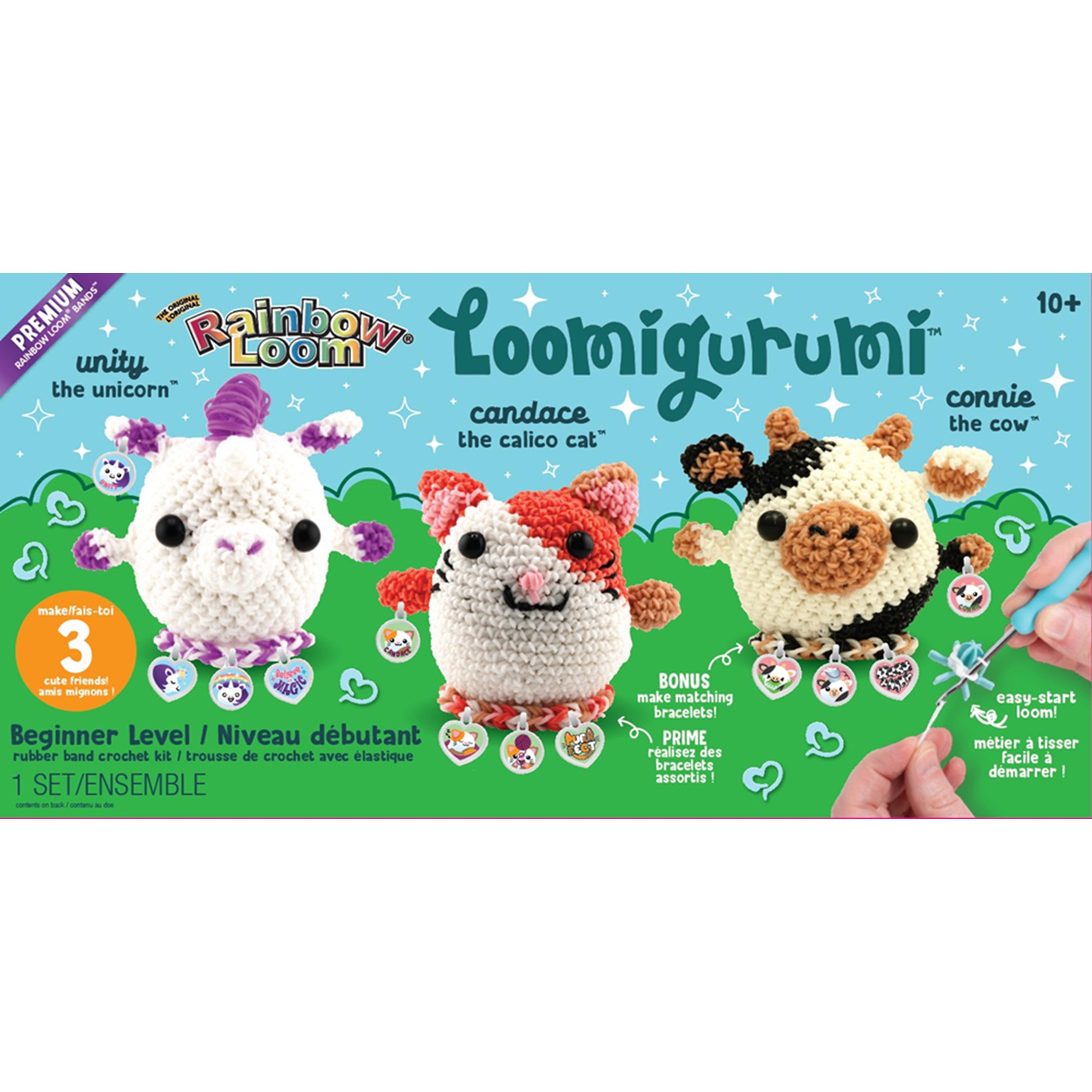 BANDAI Pack de 3 Rainbow Loom Niveau débutant
