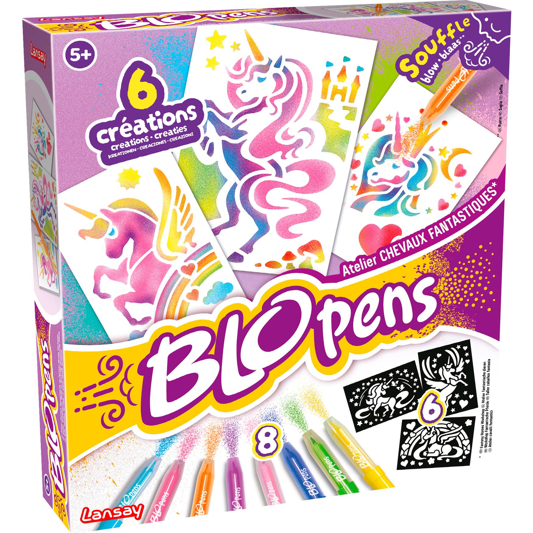 LANSAY Stylos Blopens Atelier Chevaux Fantastiques