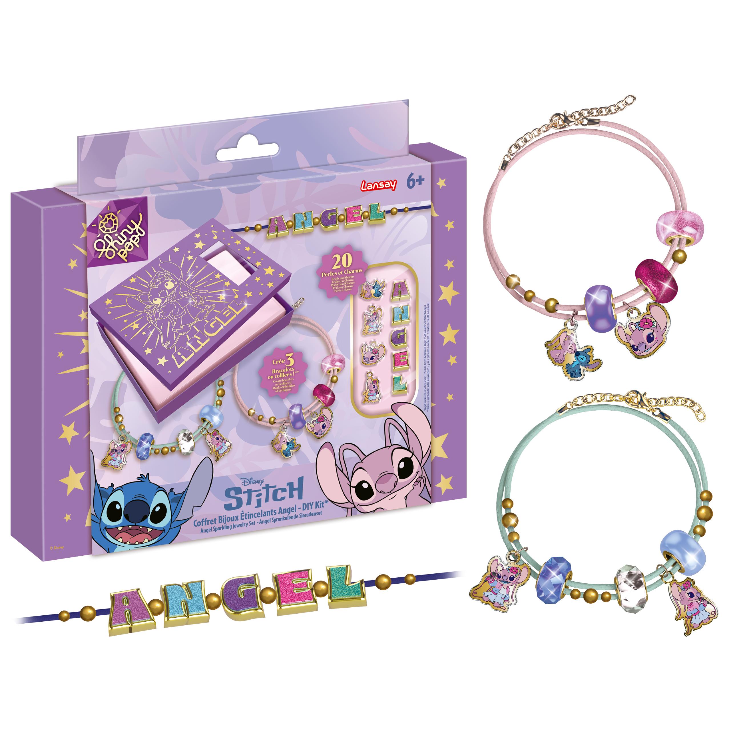 Voir la diapositive 2 : LANSAY Coffret à Bijoux Angel - 3 Bracelets à créer