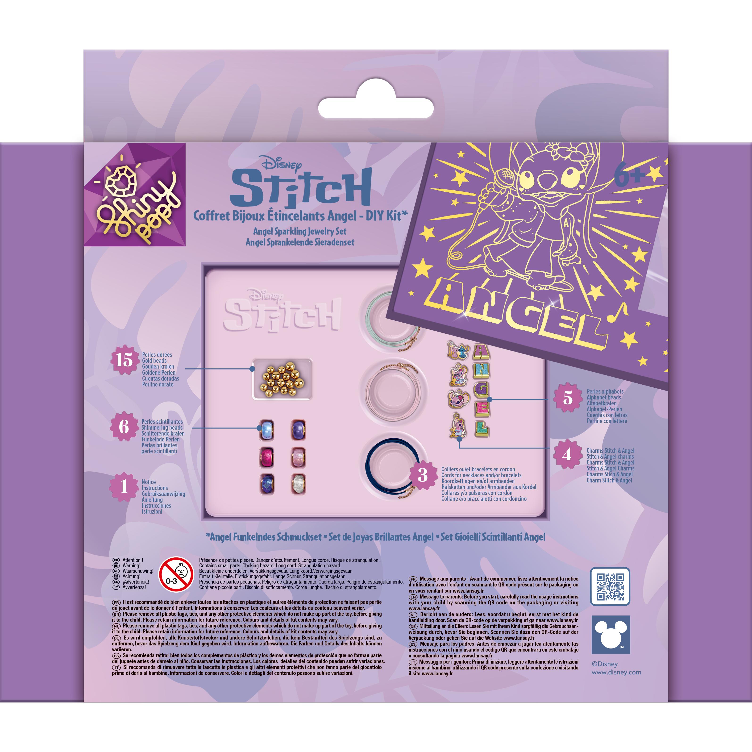 Voir la diapositive 4 : LANSAY Coffret à Bijoux Angel - 3 Bracelets à créer