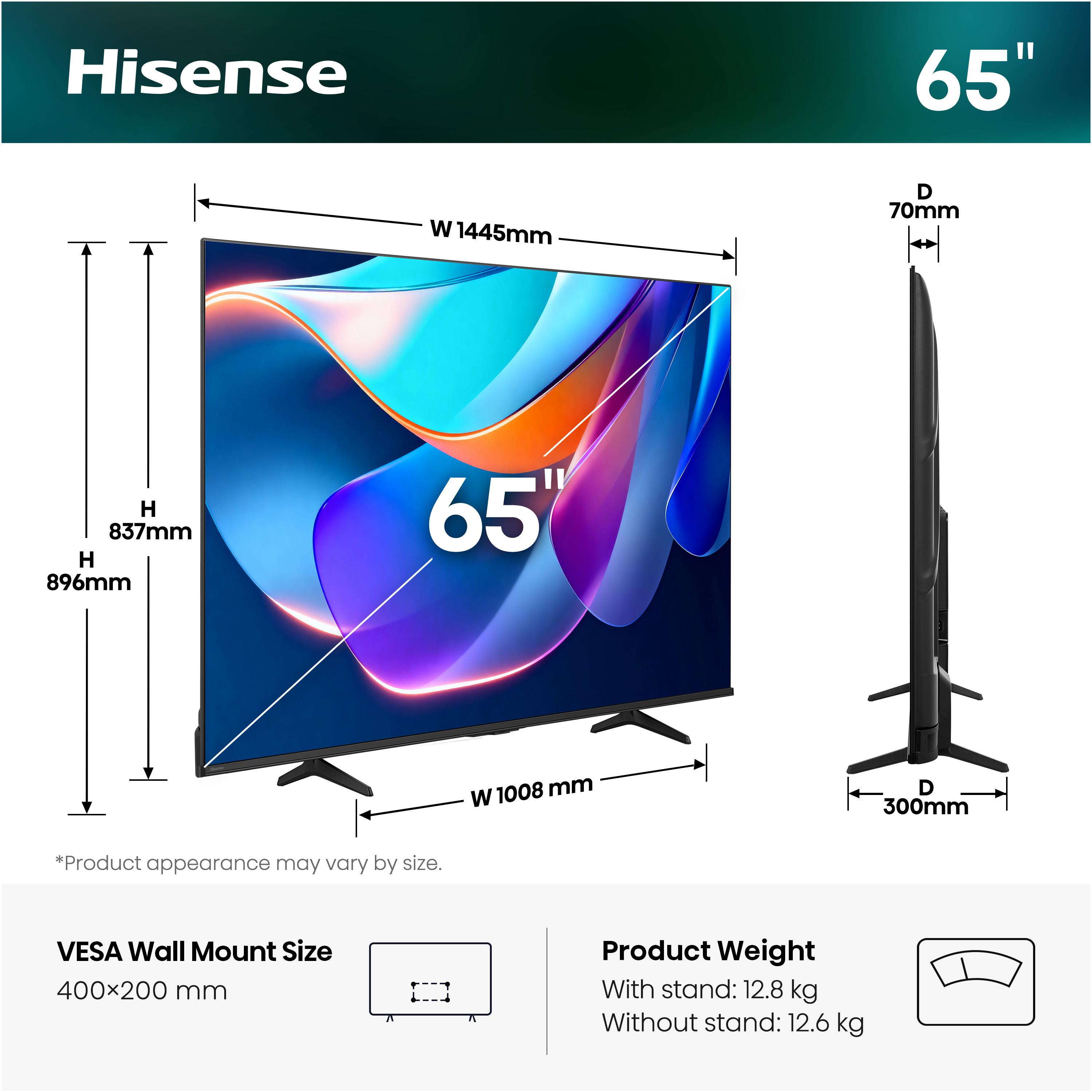 Voir la diapositive 5 : HISENSE TV UHD 4K 65A6S 2026
