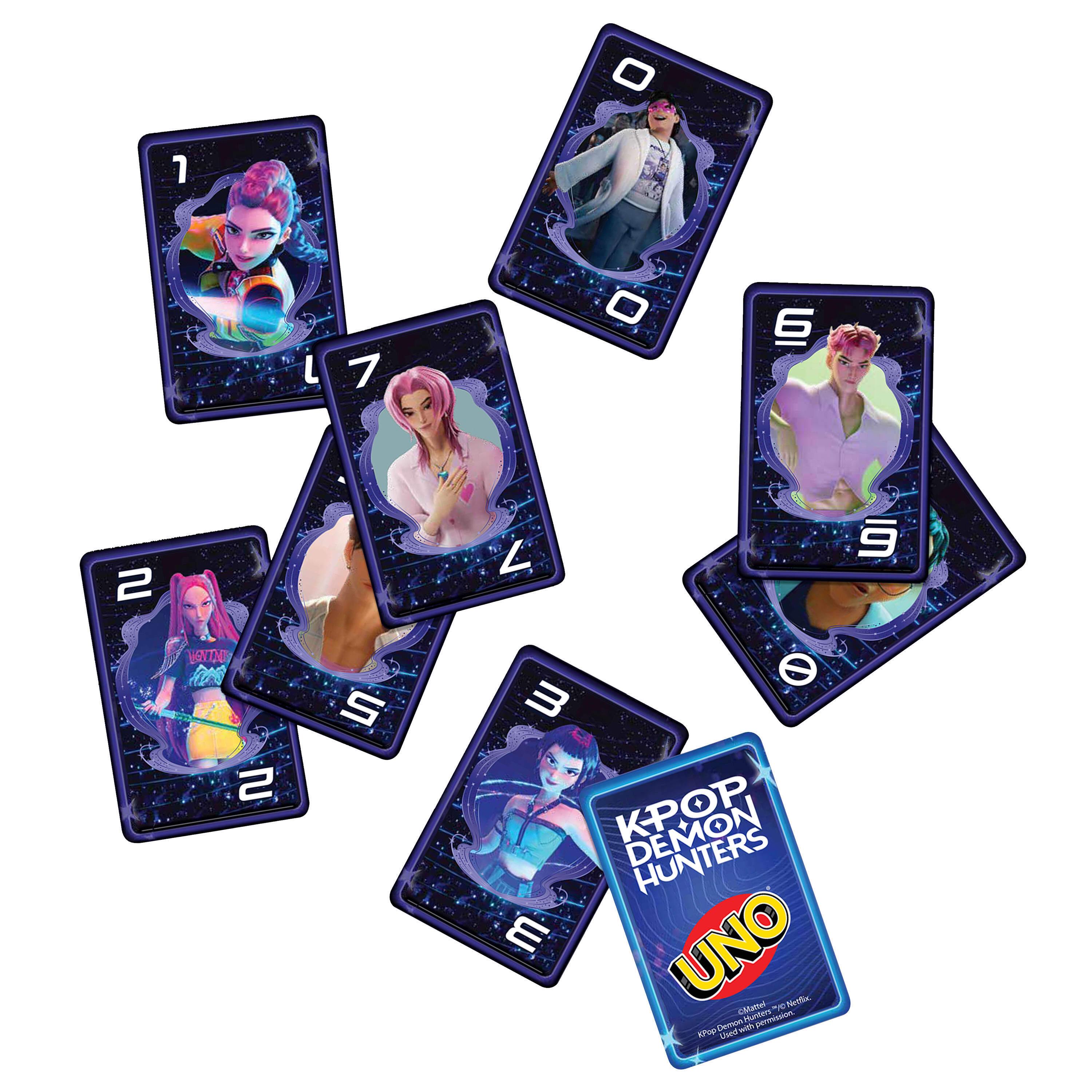 Voir la diapositive 2 : MATTEL Jeu Uno K-Pop Demon Hunters