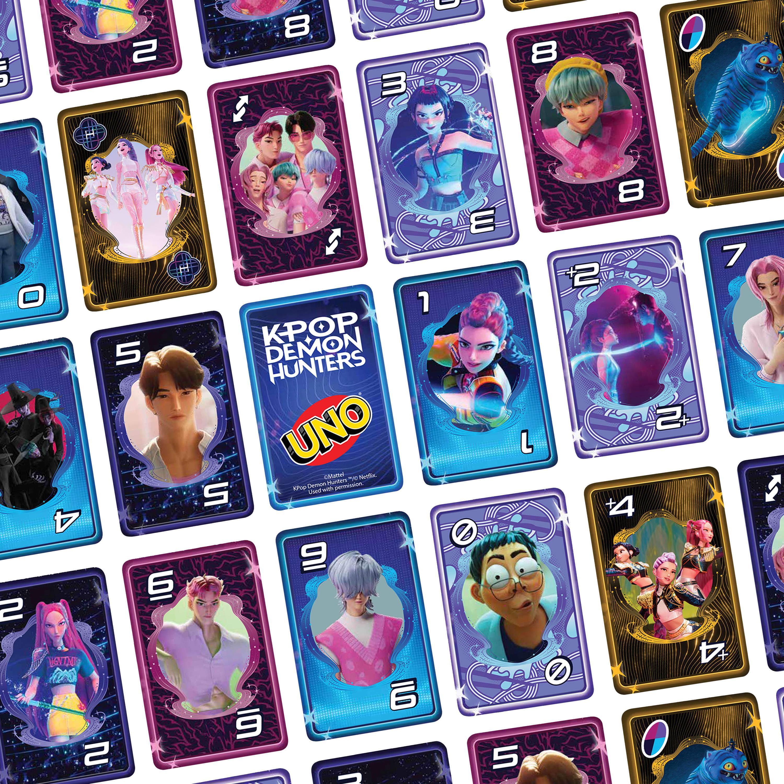 Voir la diapositive 4 : MATTEL Jeu Uno K-Pop Demon Hunters