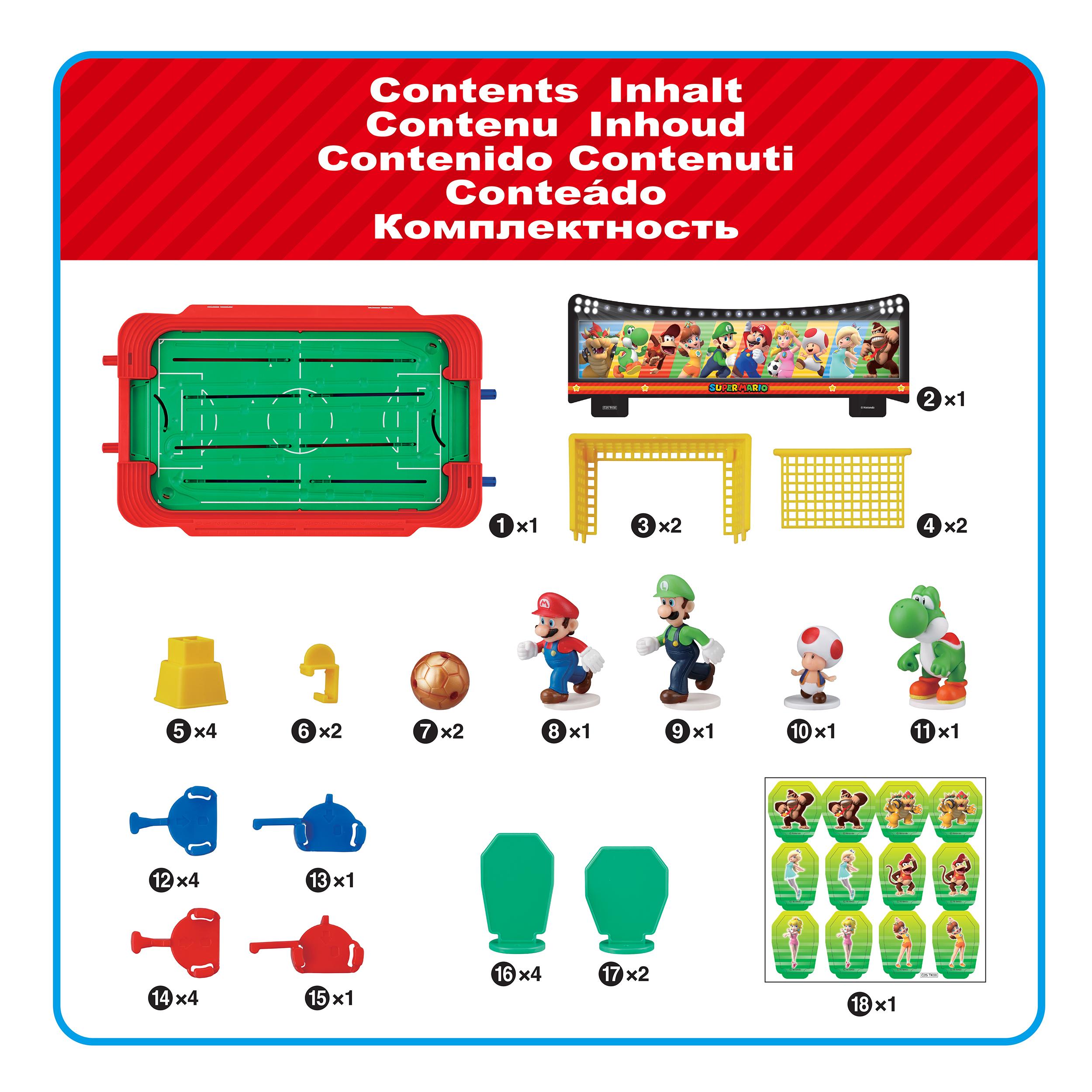 Voir la diapositive 5 : EPOCH D'ENFANCE Babyfoot Miniature Super Mario Football Striker