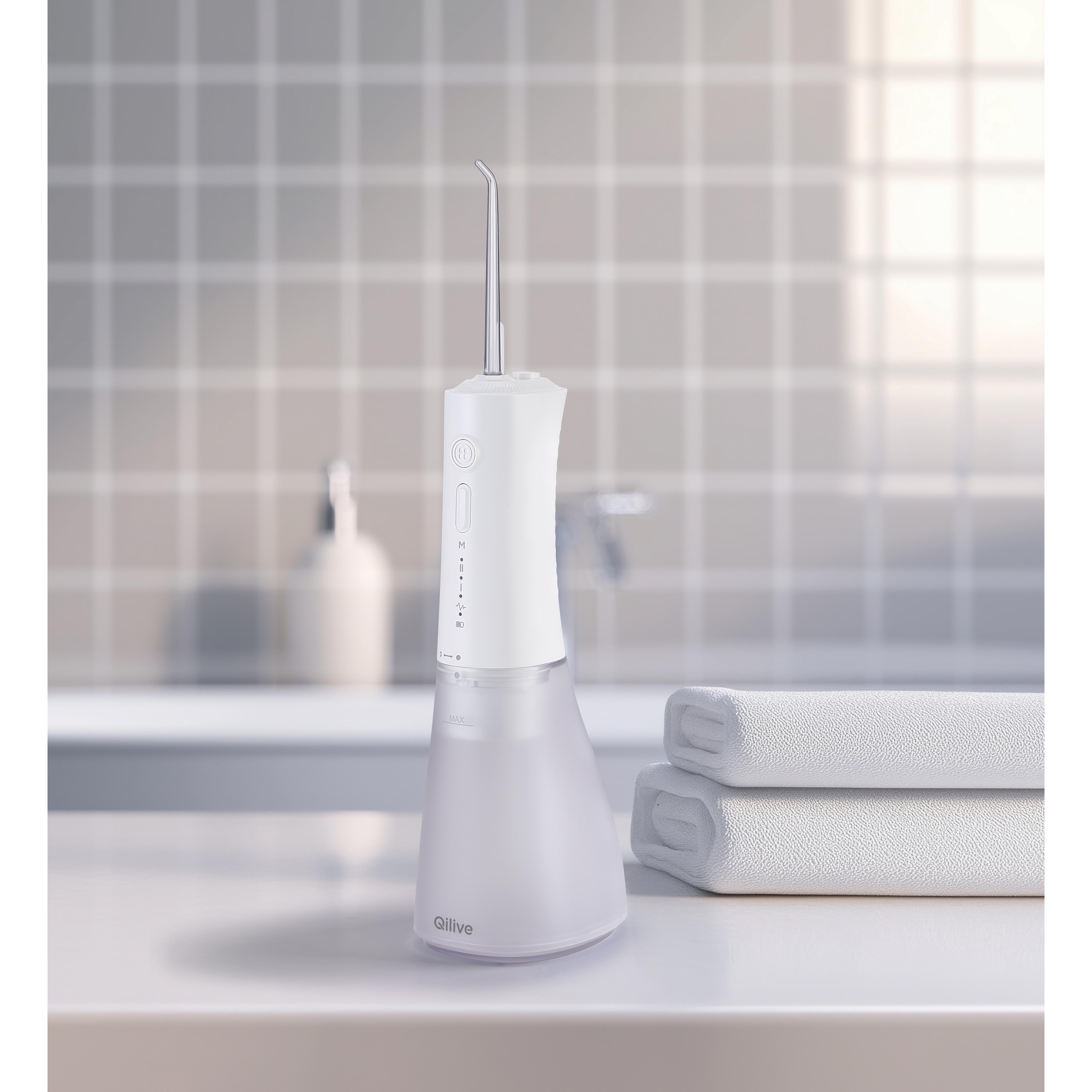 Voir la diapositive 2 : QILIVE Hydrojet dentaire Q.7229 - Blanc