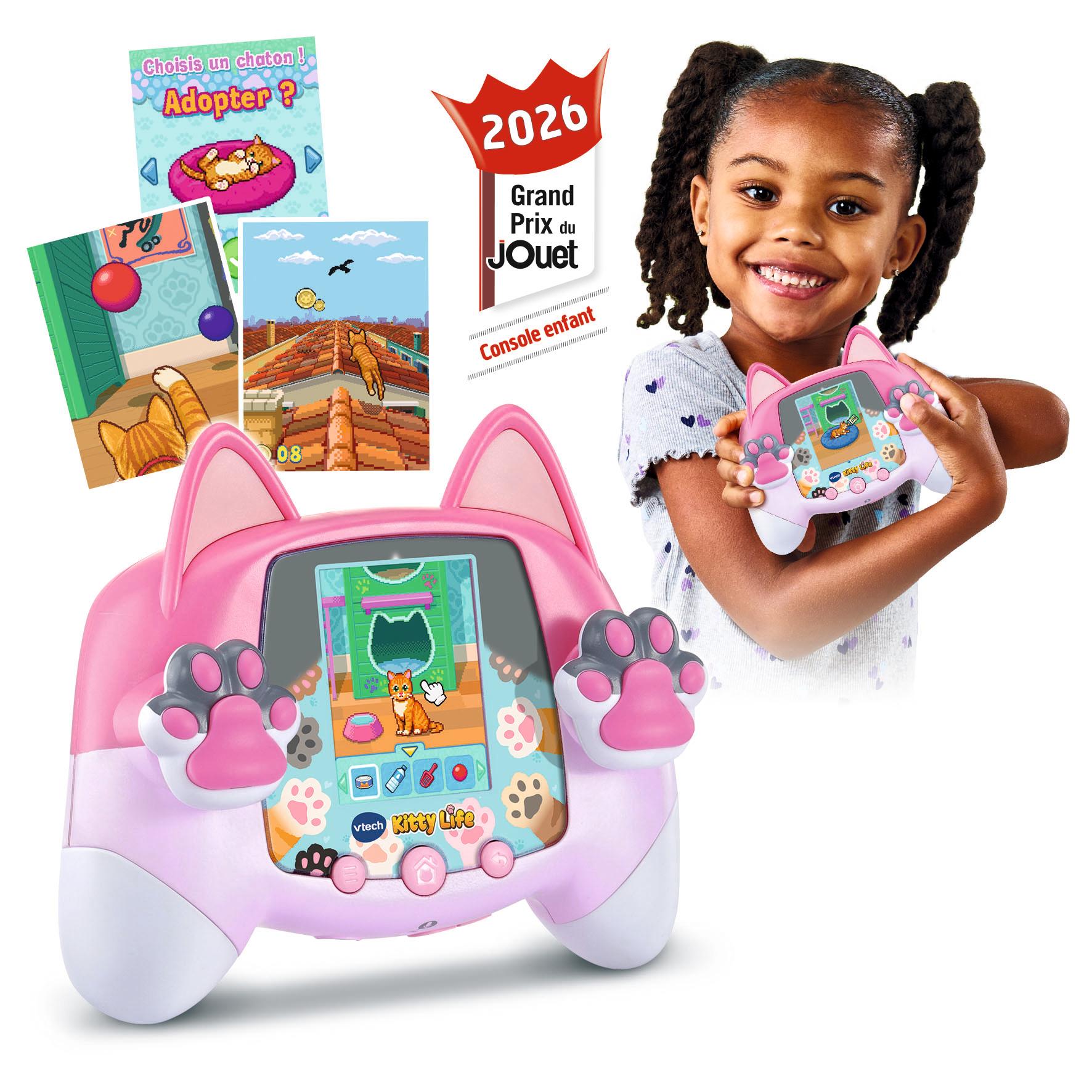 VTECH Console Chat Virtuel Interactive Kitty Life - Rose